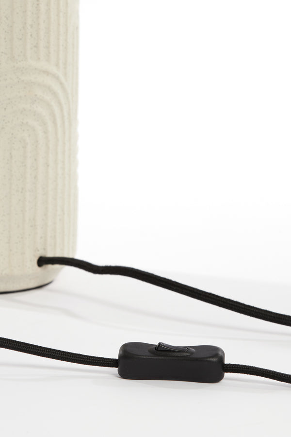 Diego Ecru Ceramic Table Lamp Base 43.5cm