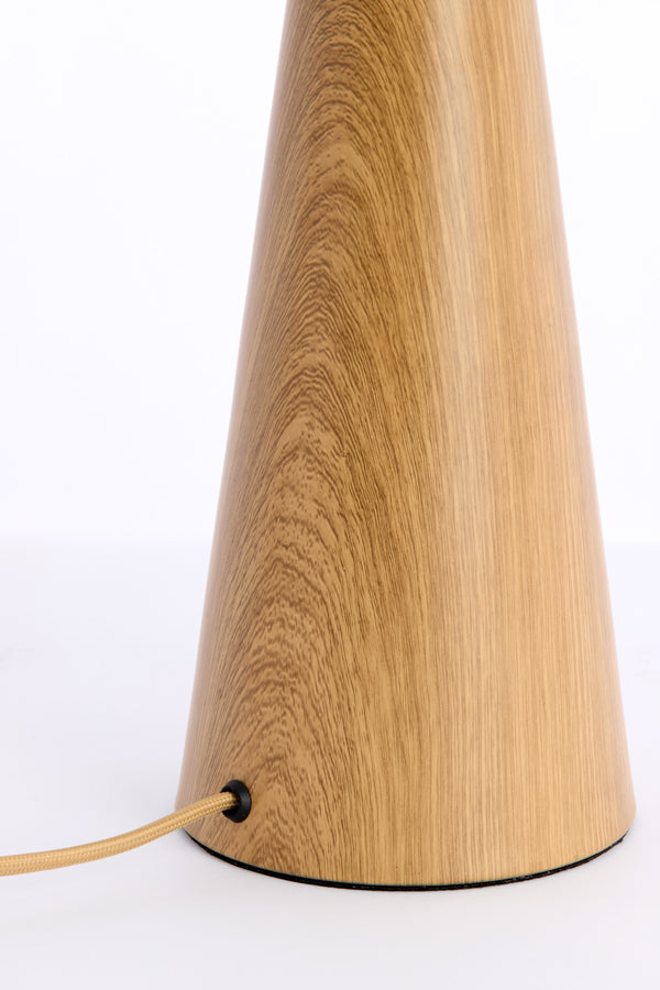 Dinan Natural Wood Effect Table Lamp Base 33.5cm