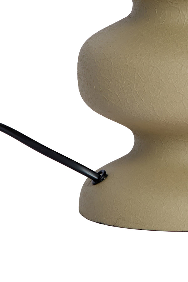 Soroca Matt Brown/Grey Metal Table Lamp Base 24cm