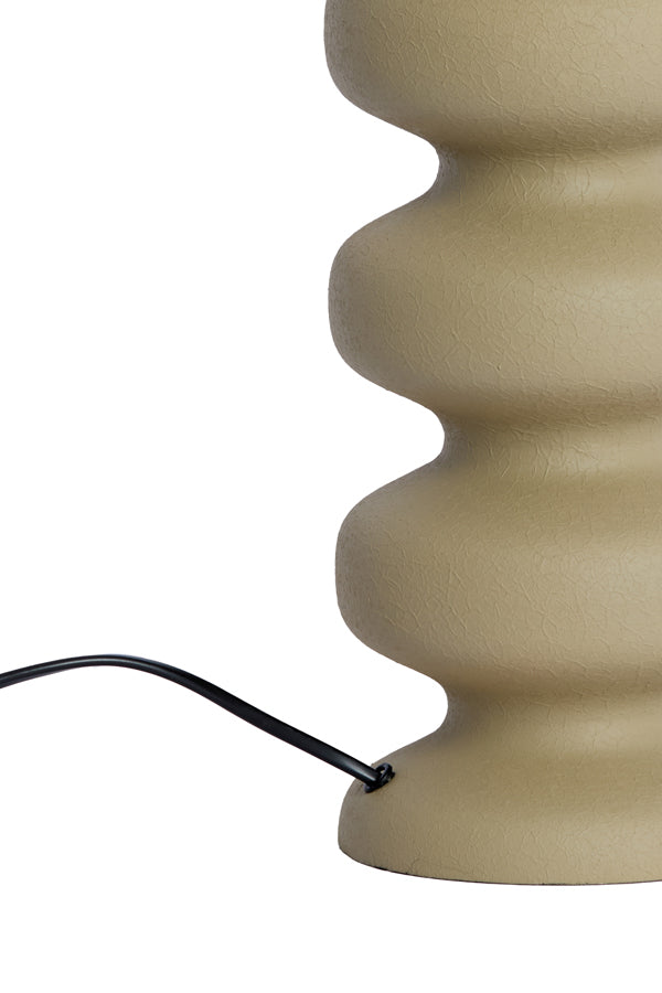 Soroca Matt Brown/Grey Metal Table Lamp Base 42cm