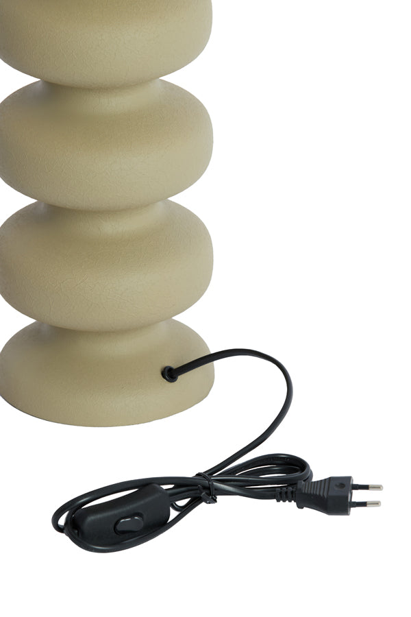 Soroca Matt Brown/Grey Metal Table Lamp Base 42cm