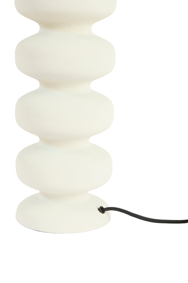 Soroca Matt Cream Metal Table Lamp Base 42cm