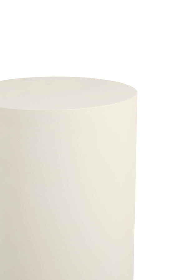 Alarios Cream Crackle Metal Plinth 100cm