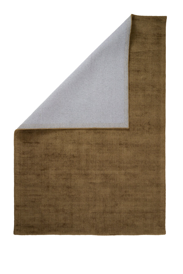 Tebet Olive Green Rectangular Rug 300x200cm