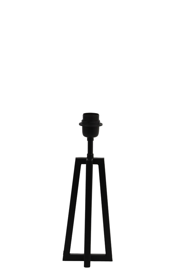 Miley Matt Black Metal Table Lamp Base