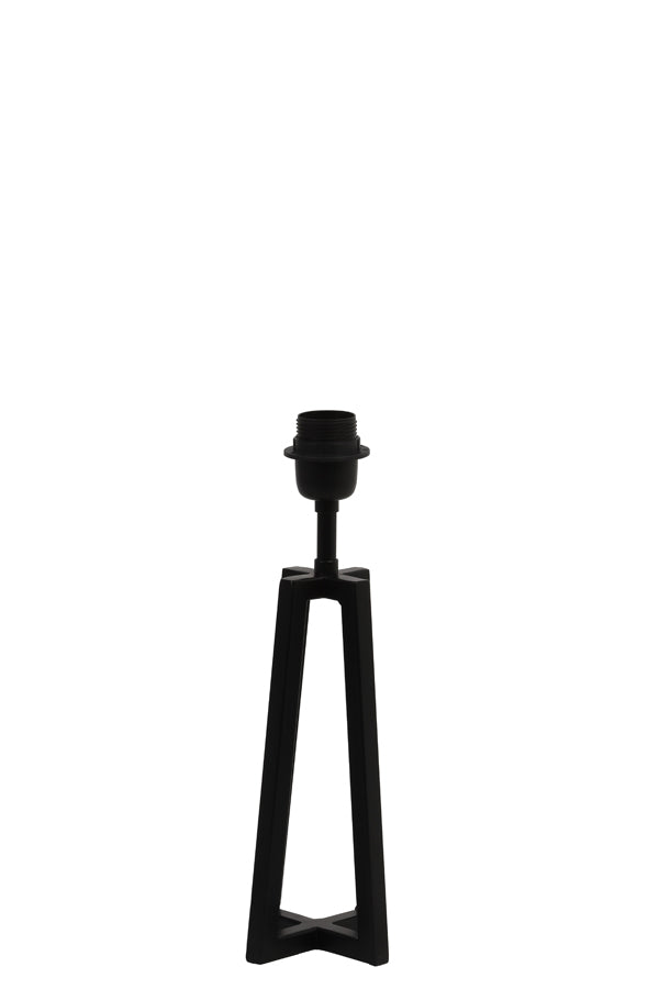 Miley Matt Black Metal Table Lamp Base