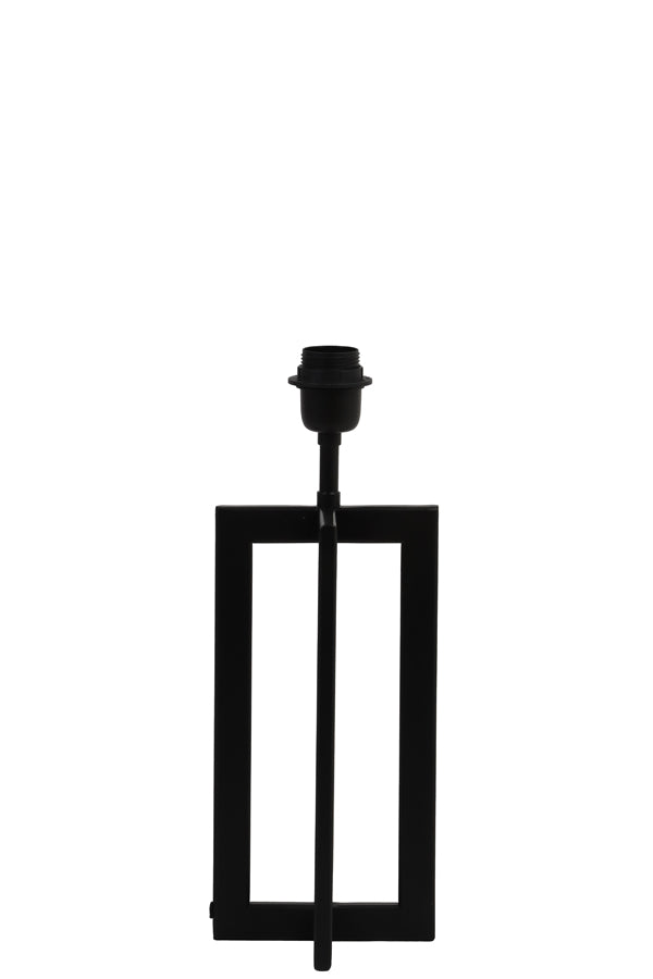 Mace Matt Black Metal Table Lamp Base 35cm