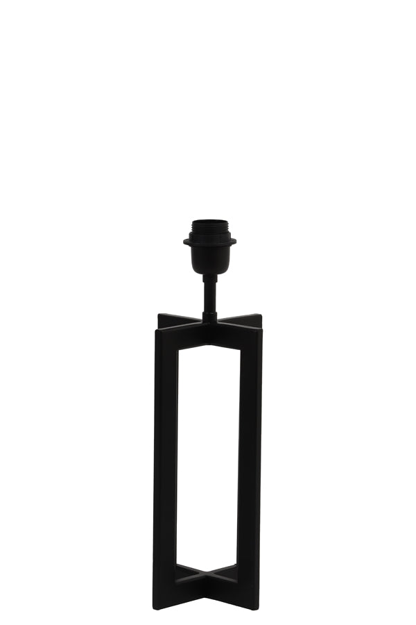 Mace Matt Black Metal Table Lamp Base 35cm