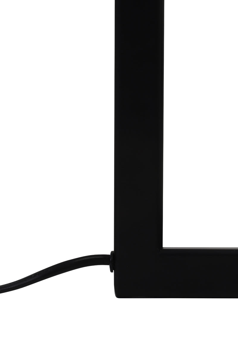 Mace Matt Black Metal Table Lamp Base 35cm