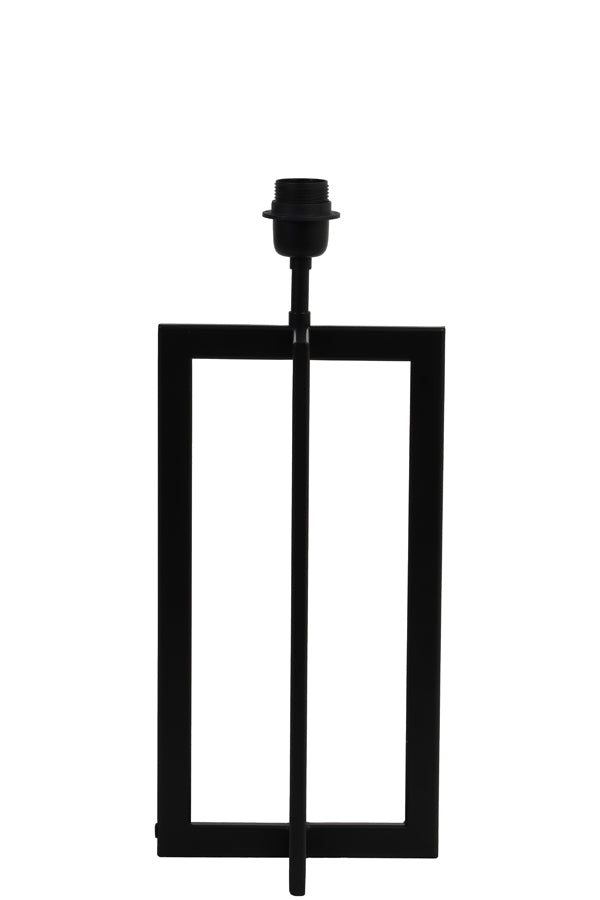 Mace Matt Black Metal Table Lamp Base 46cm