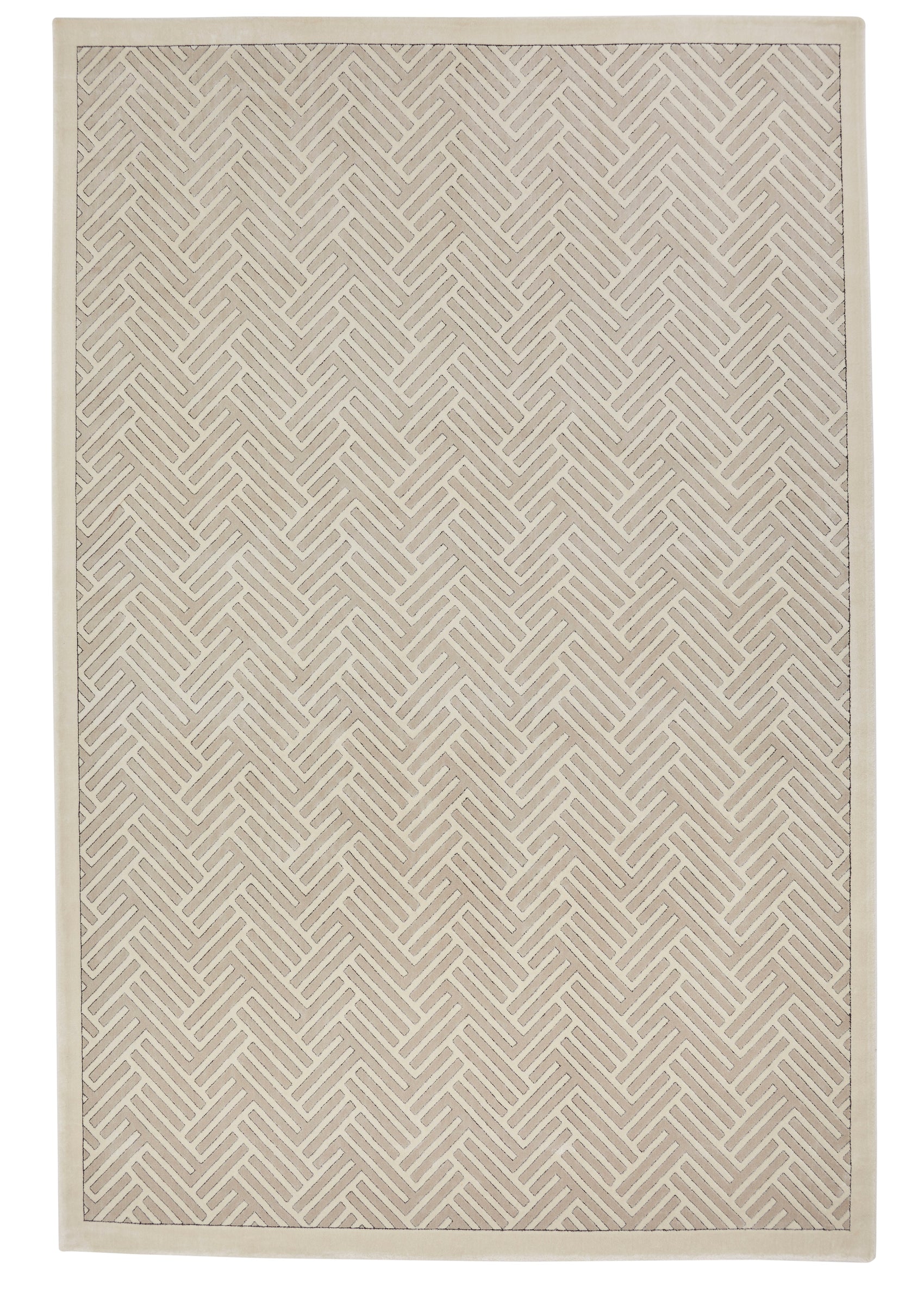 Concept Looms Lugano LUG03 Grey/Ivory Large Rectangle Rug