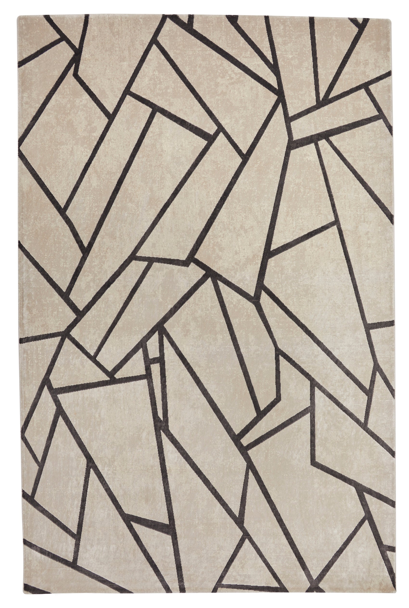 Concept Looms Lugano LUG06 Light Grey Anthracite Large Rectangle Rug