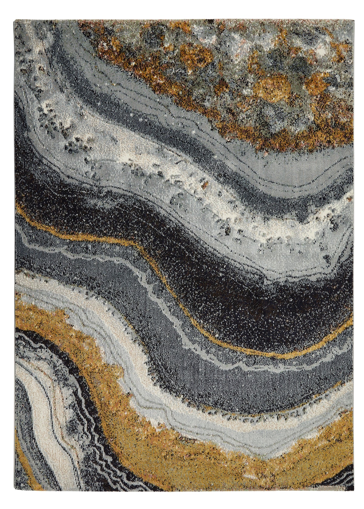 Concept Looms Amara AMA103 Grey Blue Bronze Large Rectangle Rug