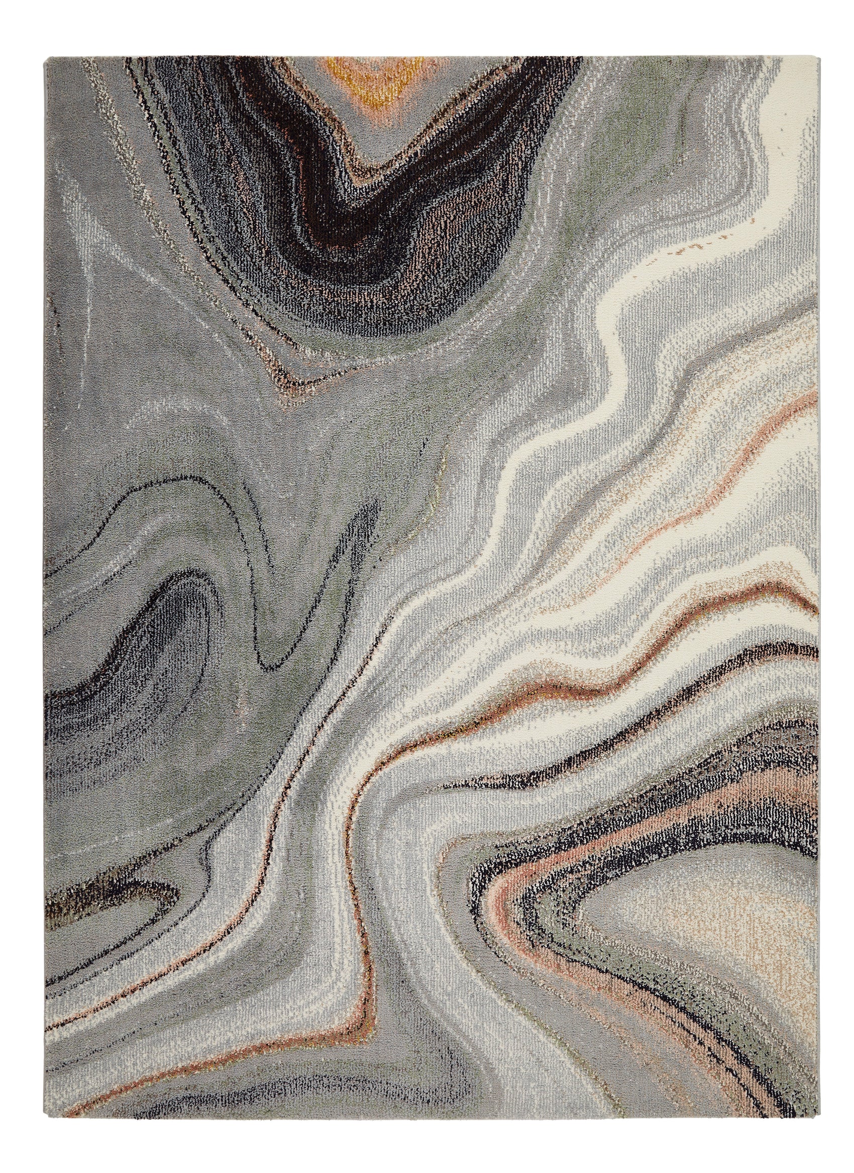 Concept Looms Amara AMA104 Sage Green Grey Large Rectangle Rug