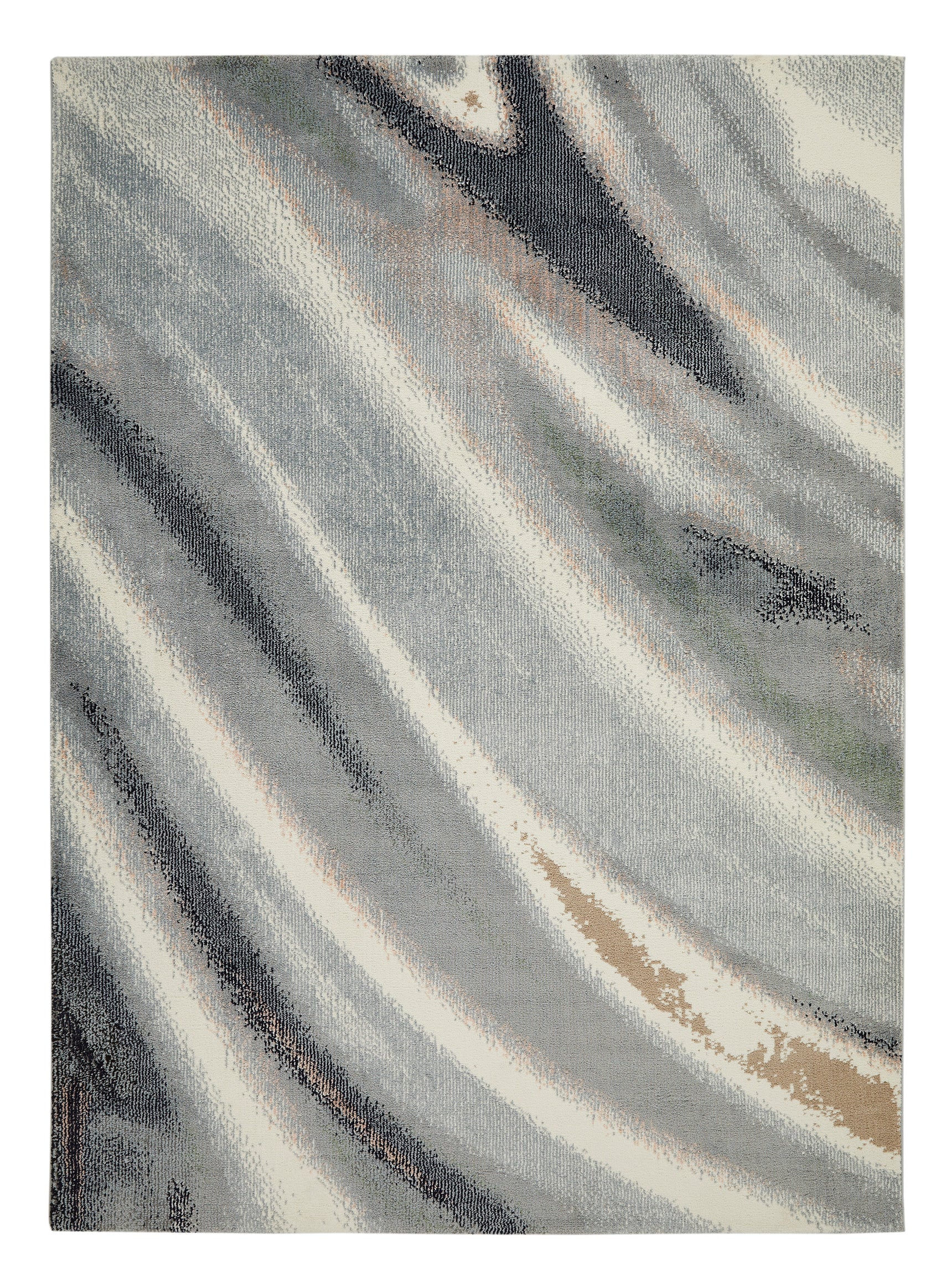 Concept Looms Amara AMA106 Ivory Grey Blue Large Rectangle Rug