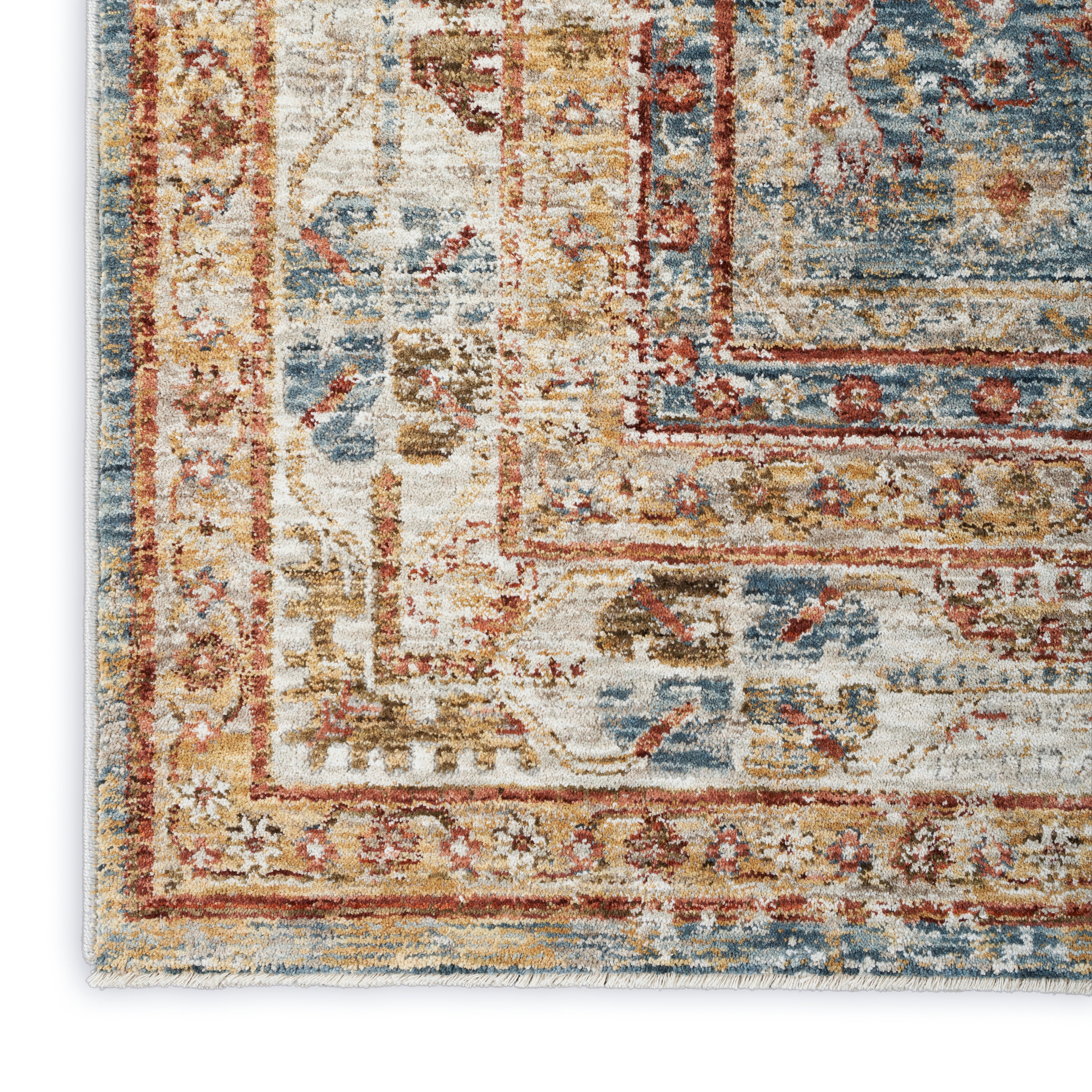 Nourison Sahar SHR01 Blue Large Rectangle Rug