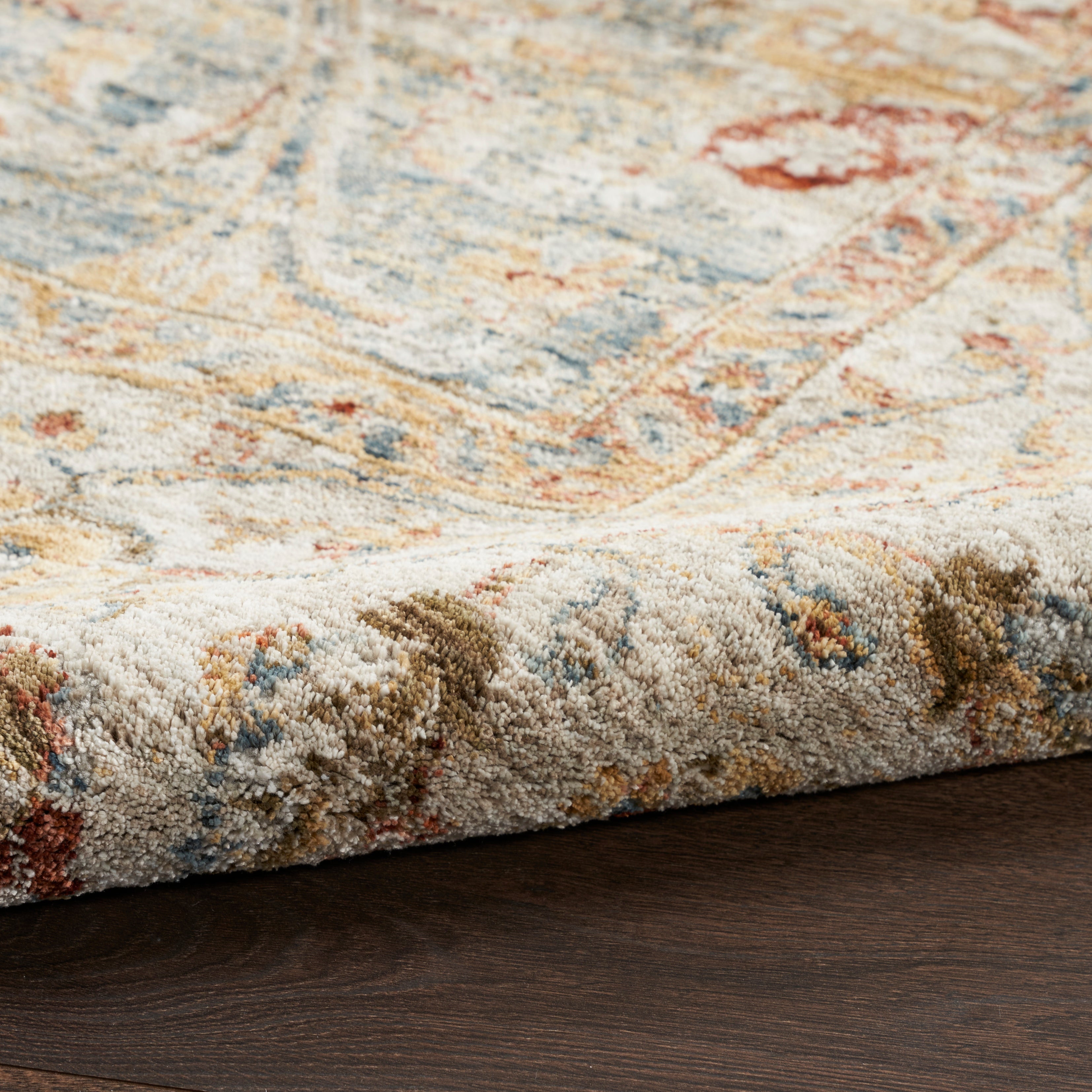 Nourison Sahar SHR03 Blue Large Rectangle Rug