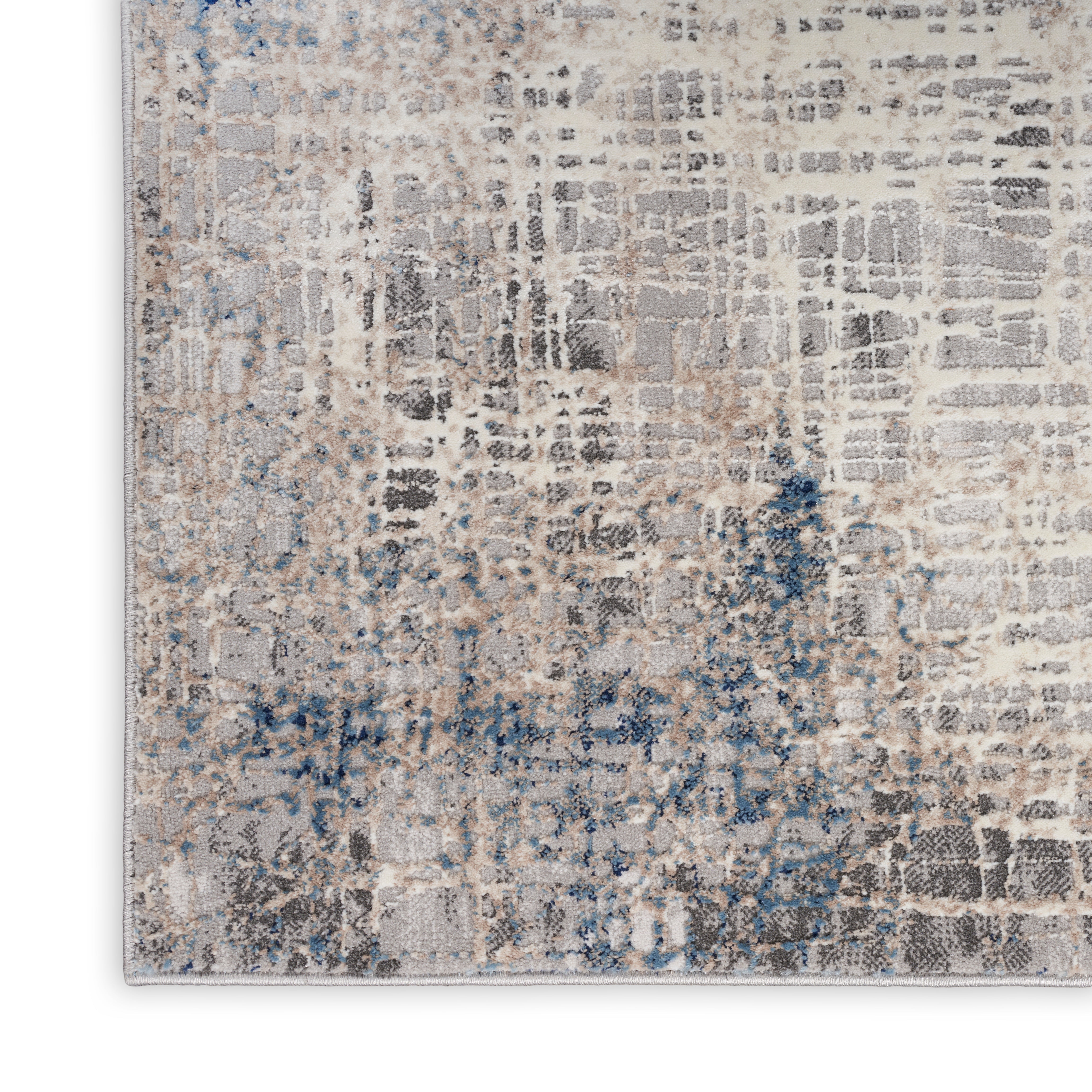Calvin Klein CK022 Infinity IFN01 Blue Multi Colour Large Rectangle Rug