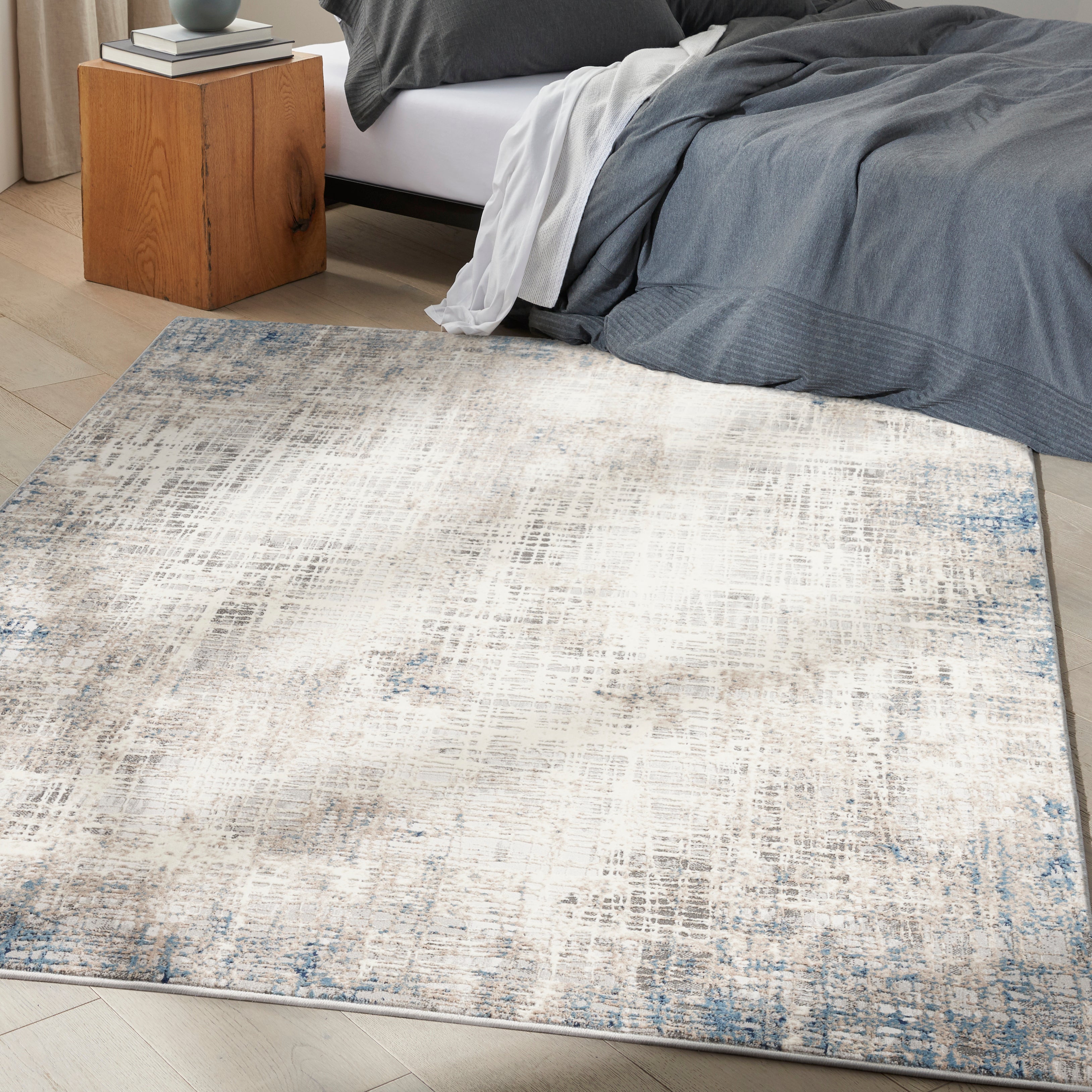 Calvin Klein CK022 Infinity IFN01 Blue Multi Colour Large Rectangle Rug