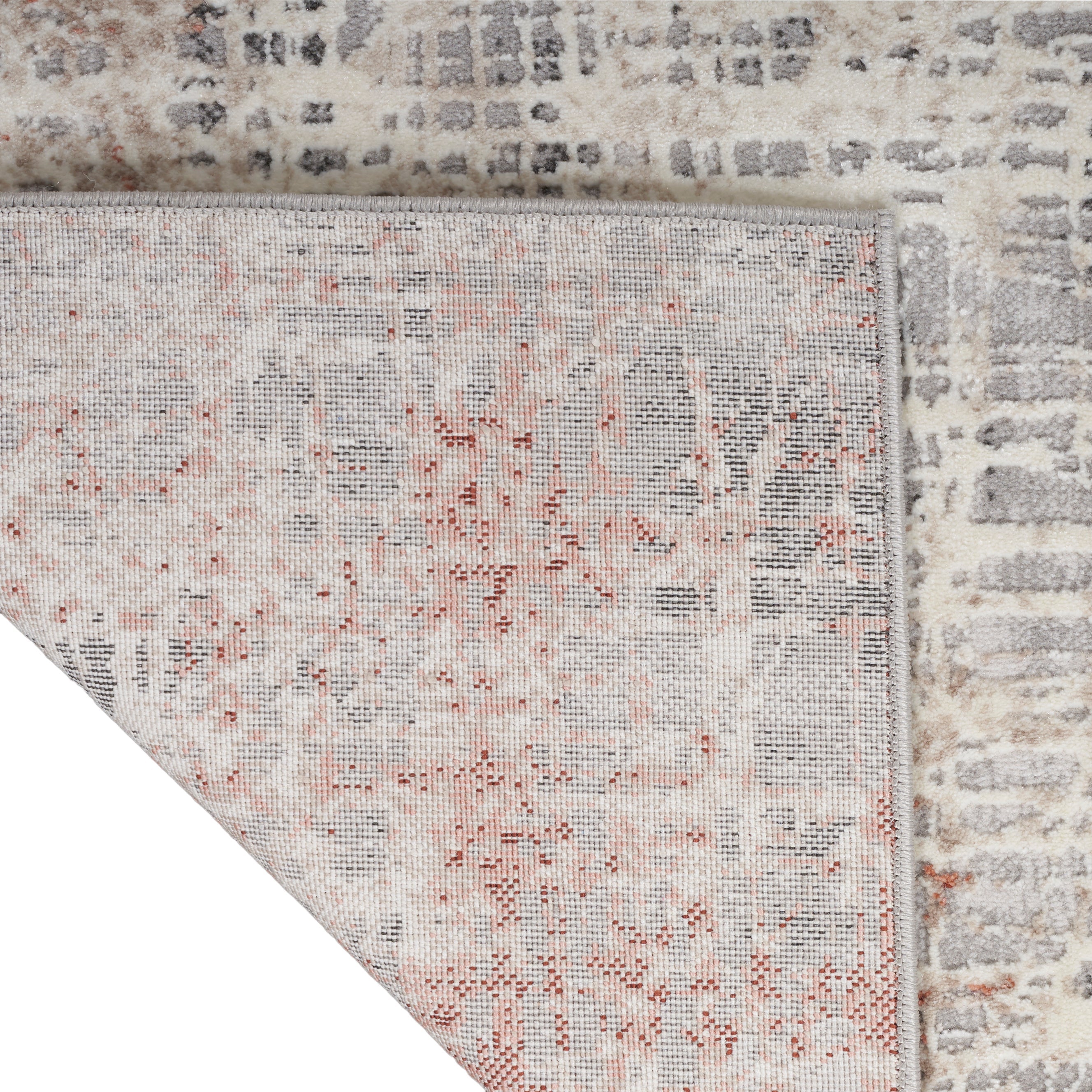 Calvin Klein CK022 Infinity IFN01 Rust Orange Multi Colour Large Rectangle Rug