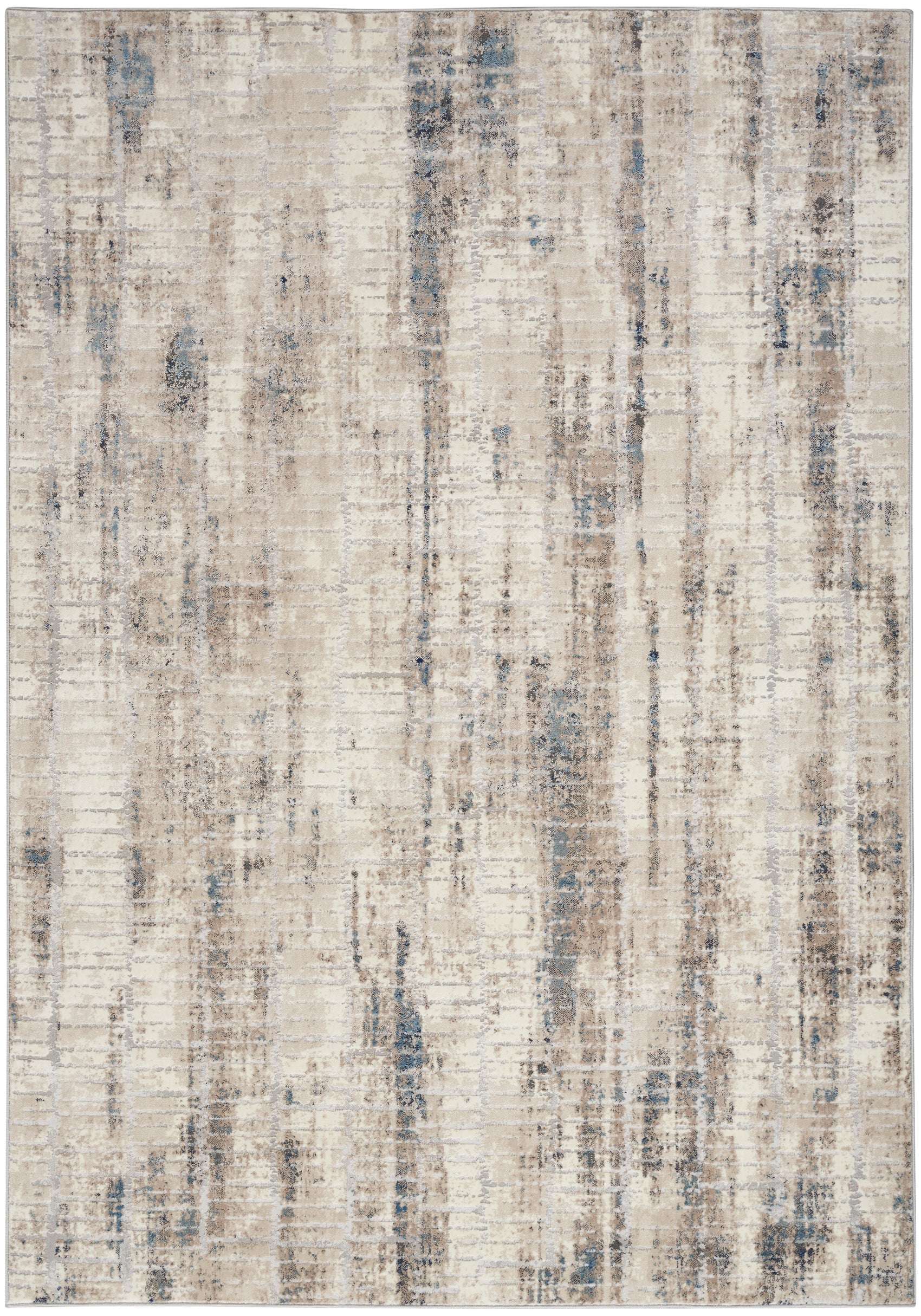 Calvin Klein CK022 Infinity IFN02 Ivory/Grey/Blue Large Rectangle Rug