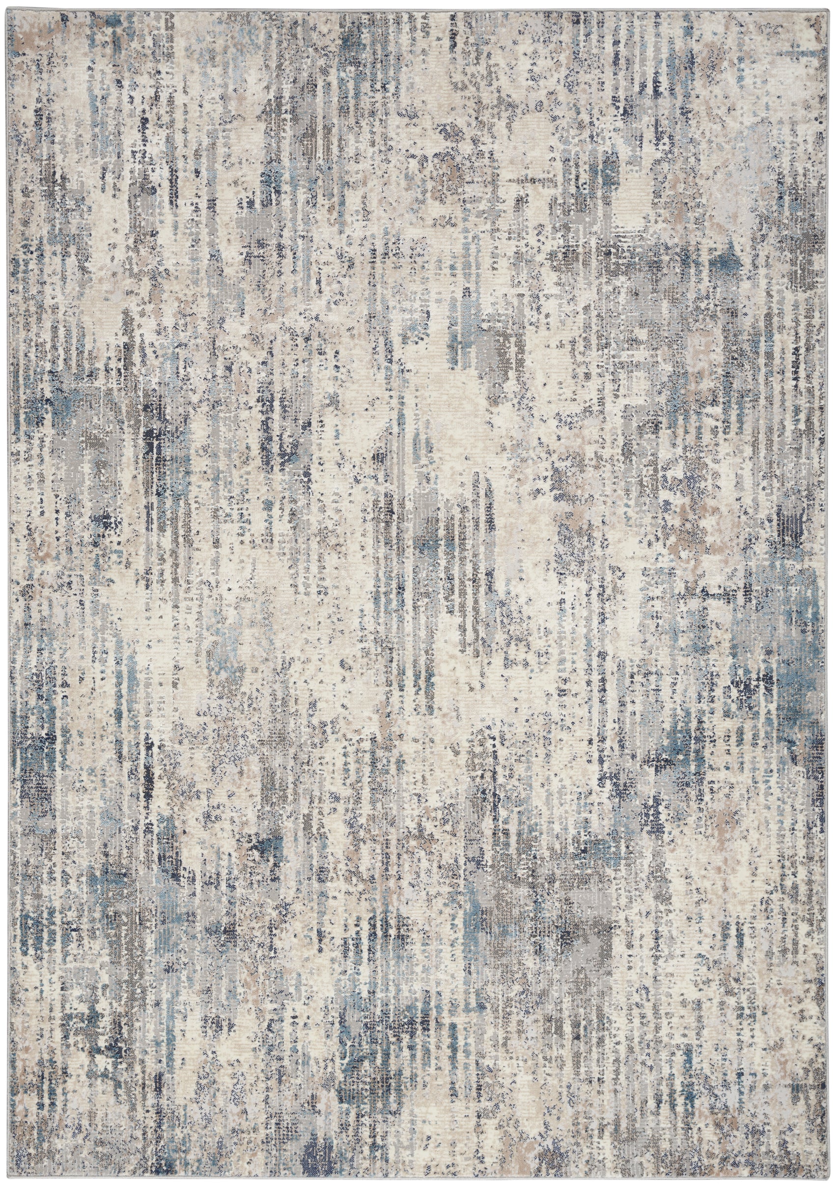 Calvin Klein CK022 Infinity IFN04 Ivory/Grey/Blue Large Rectangle Rug