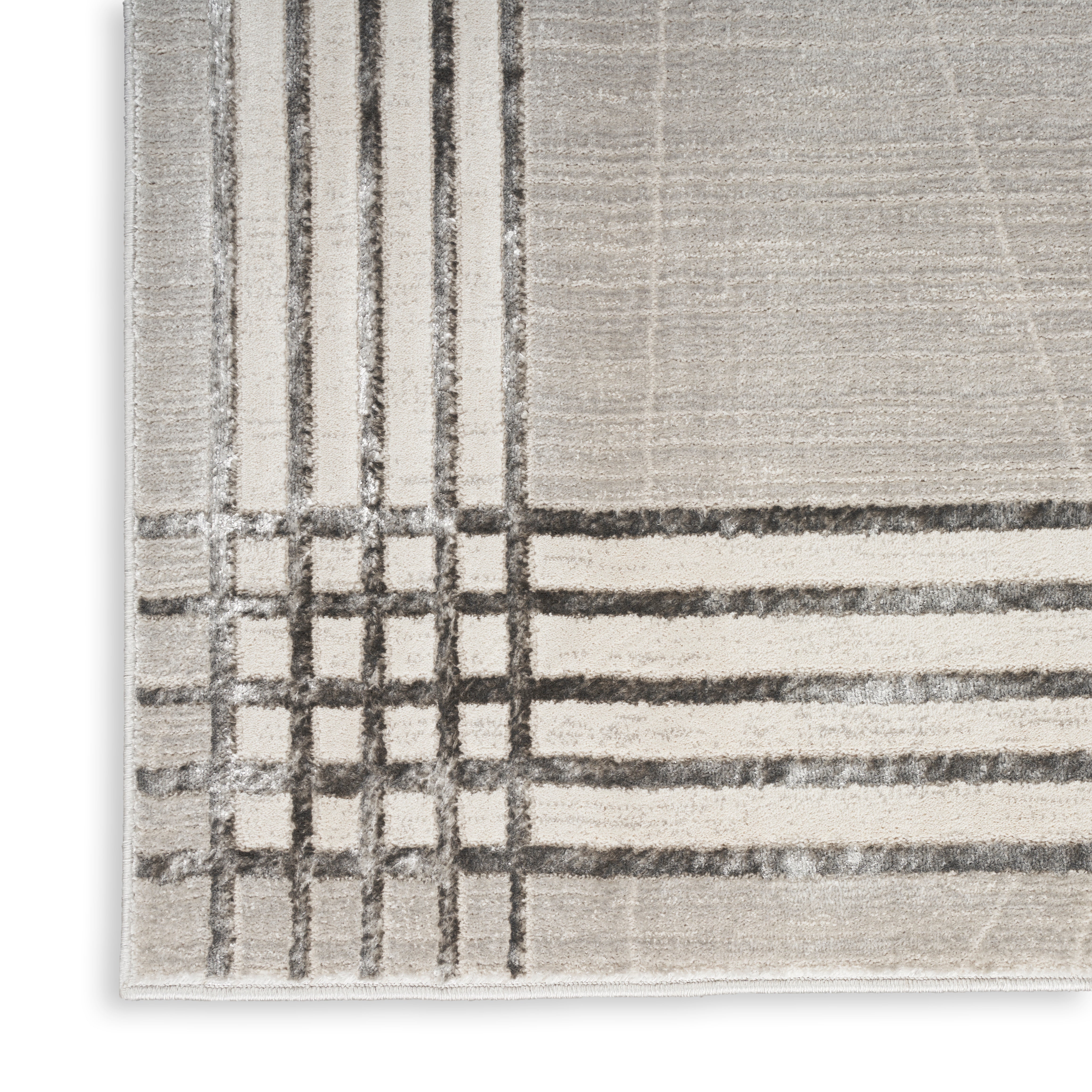 Nourison Desire DSR01 Grey/Silver Large Rectangle Rug