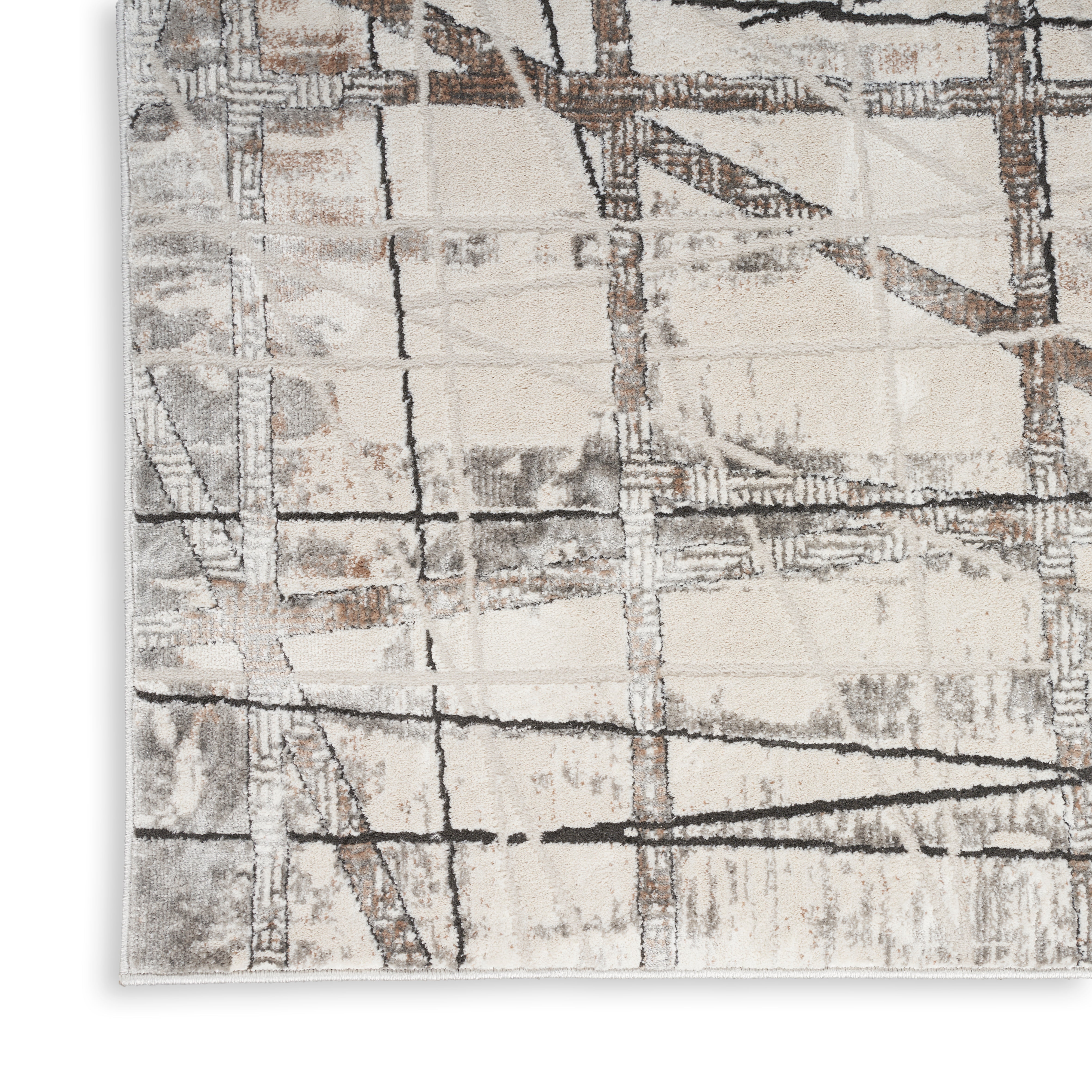 Nourison Desire DSR03 Grey/Silver Large Rectangle Rug