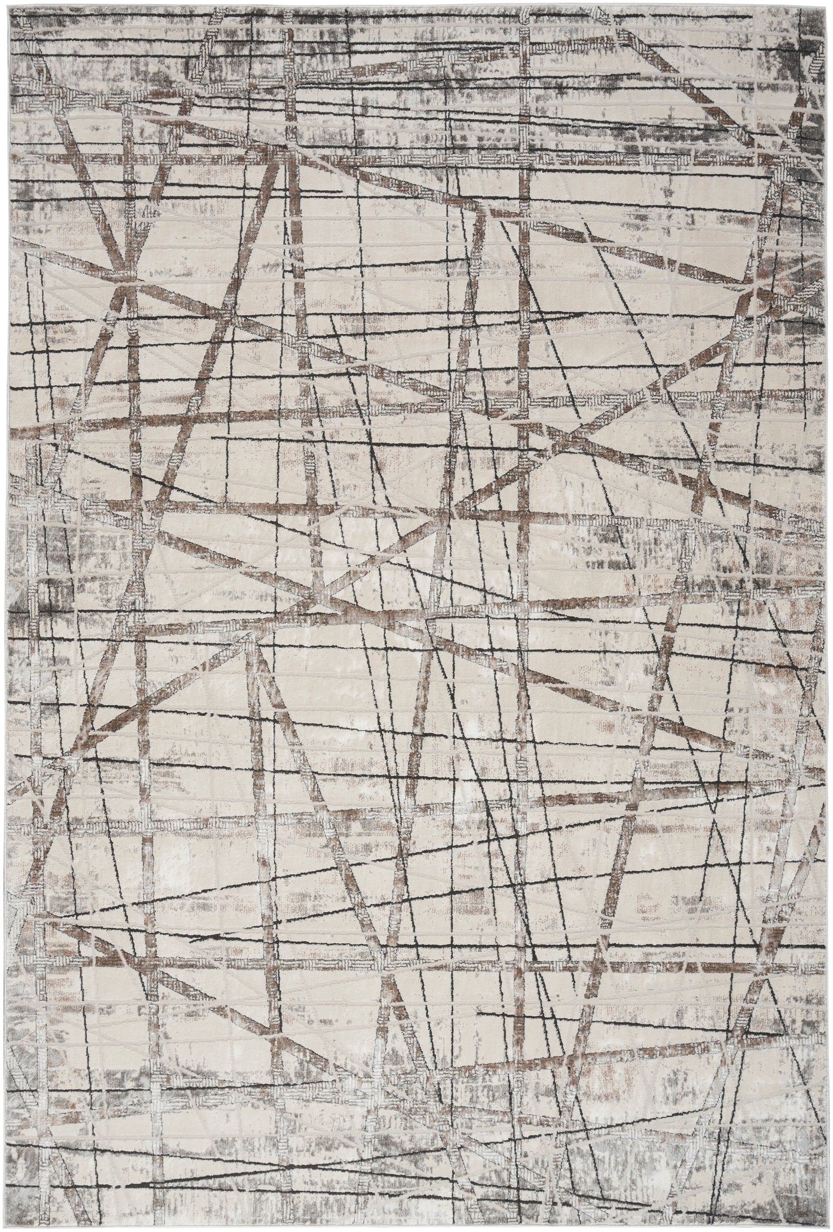 Nourison Desire DSR03 Grey/Silver Large Rectangle Rug