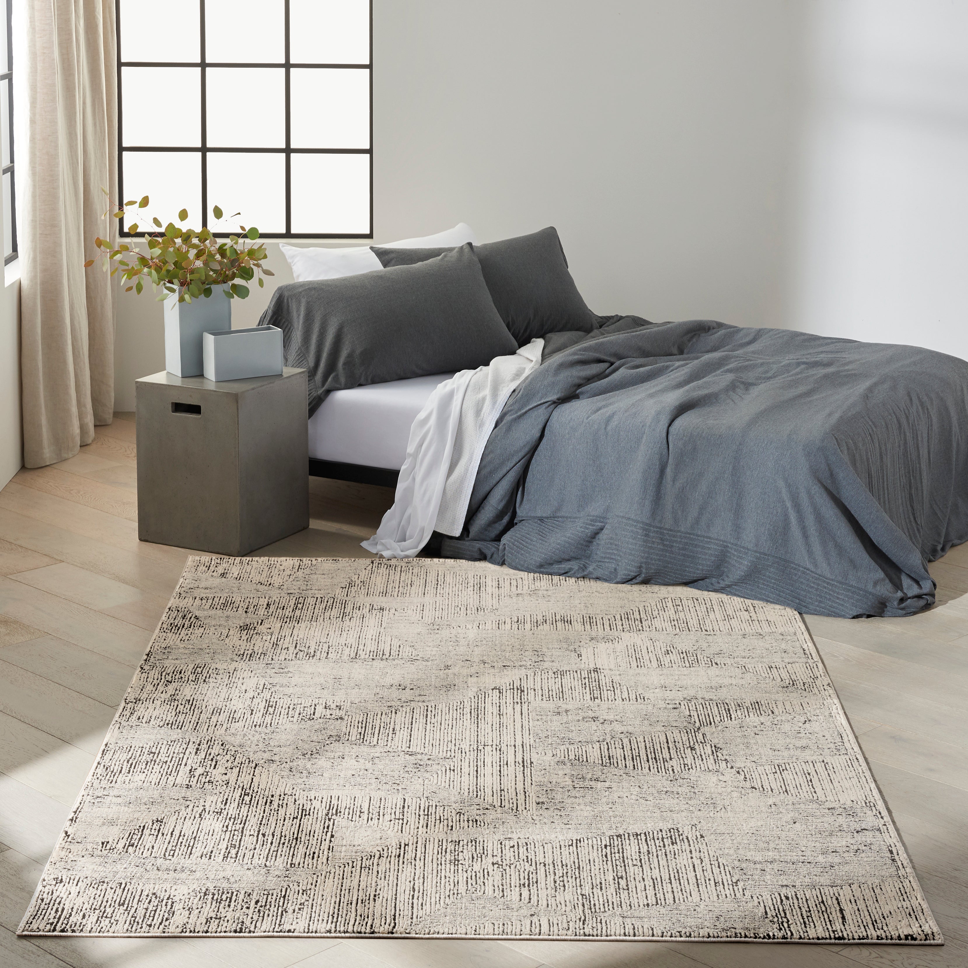 Calvin Klein CK024 Irradiant IRR01 Cream Large Rectangle Rug