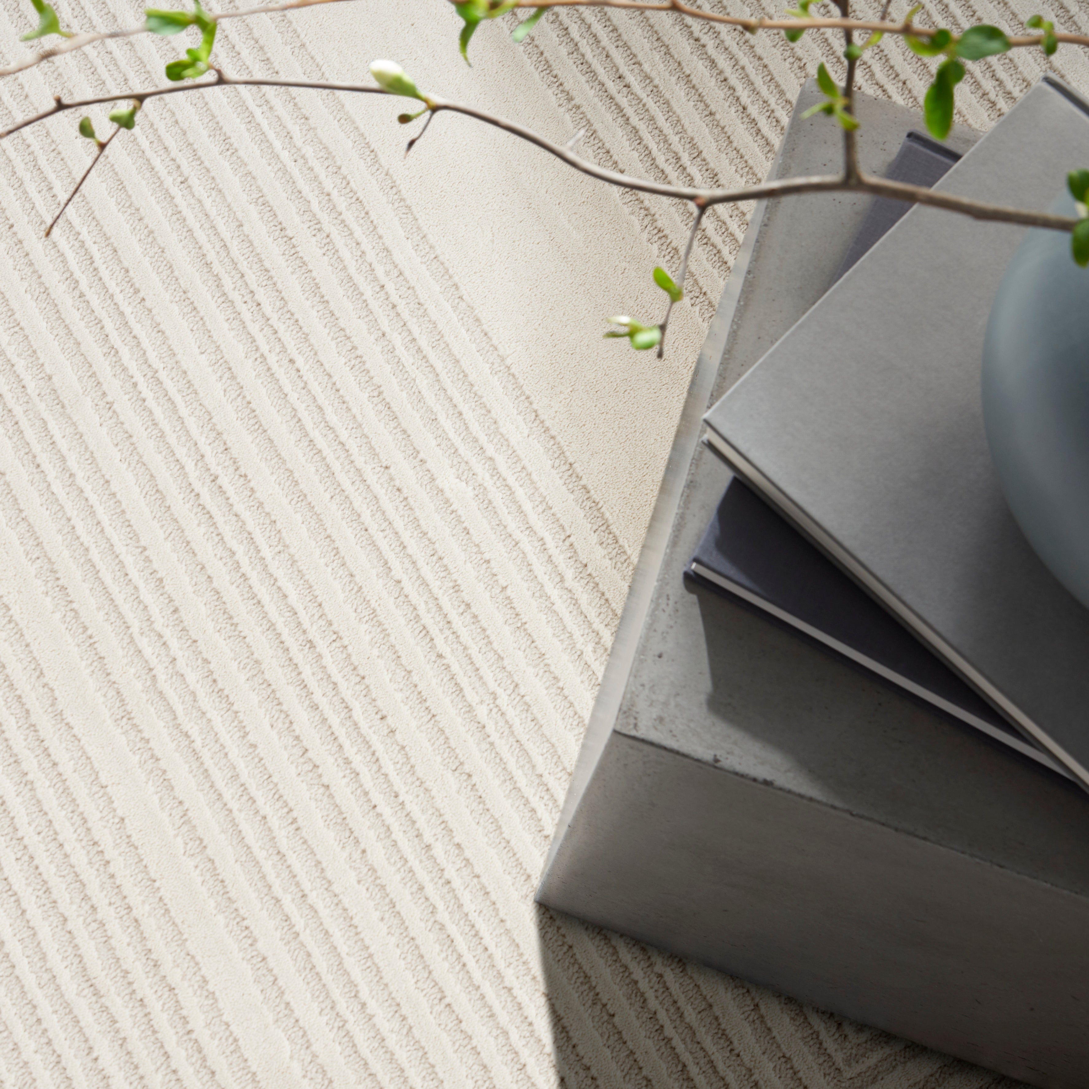 Calvin Klein CK024 Irradiant IRR02 Ivory Large Rectangle Rug