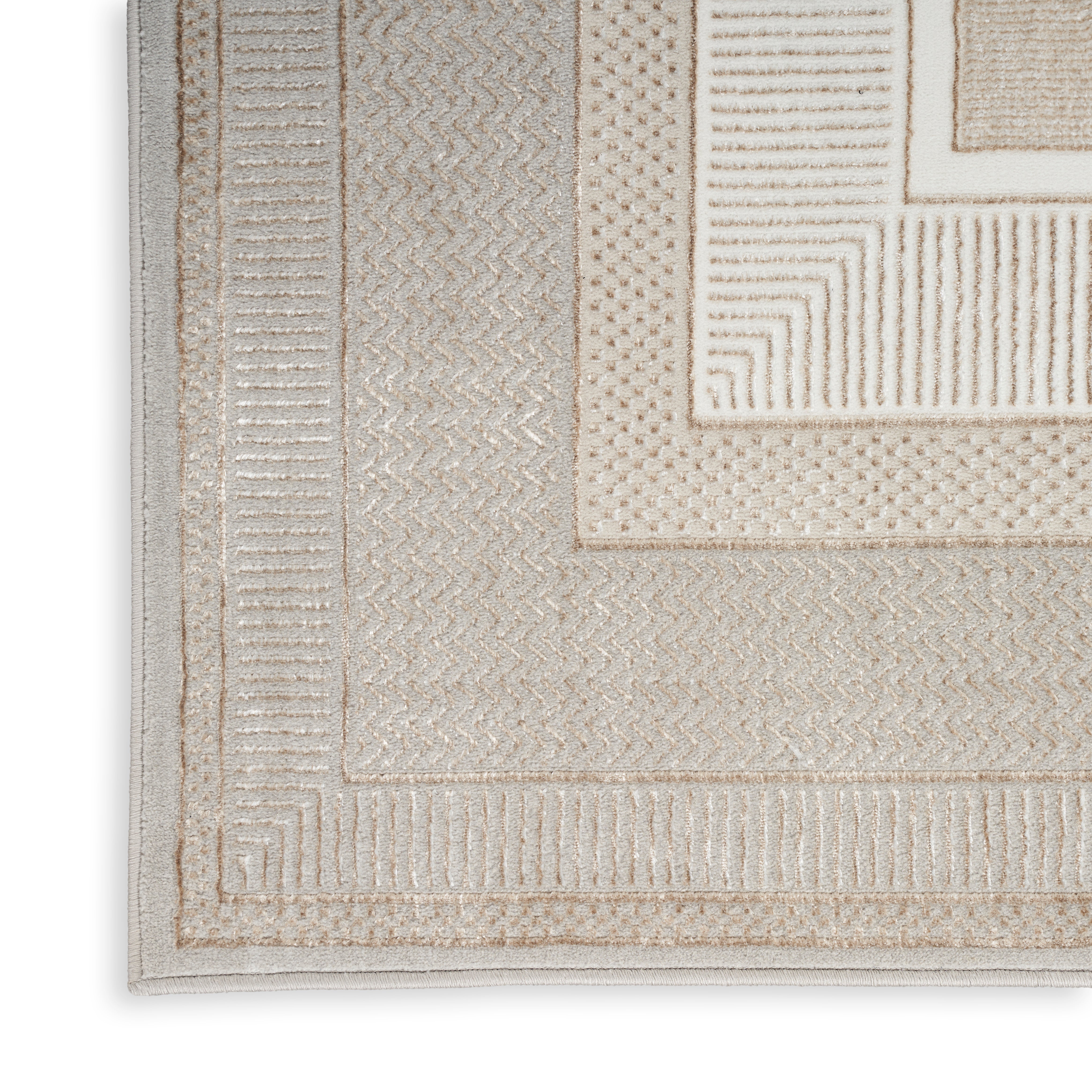 Nourison Glitz GLZ07 Ivory Large Rectangle Rug