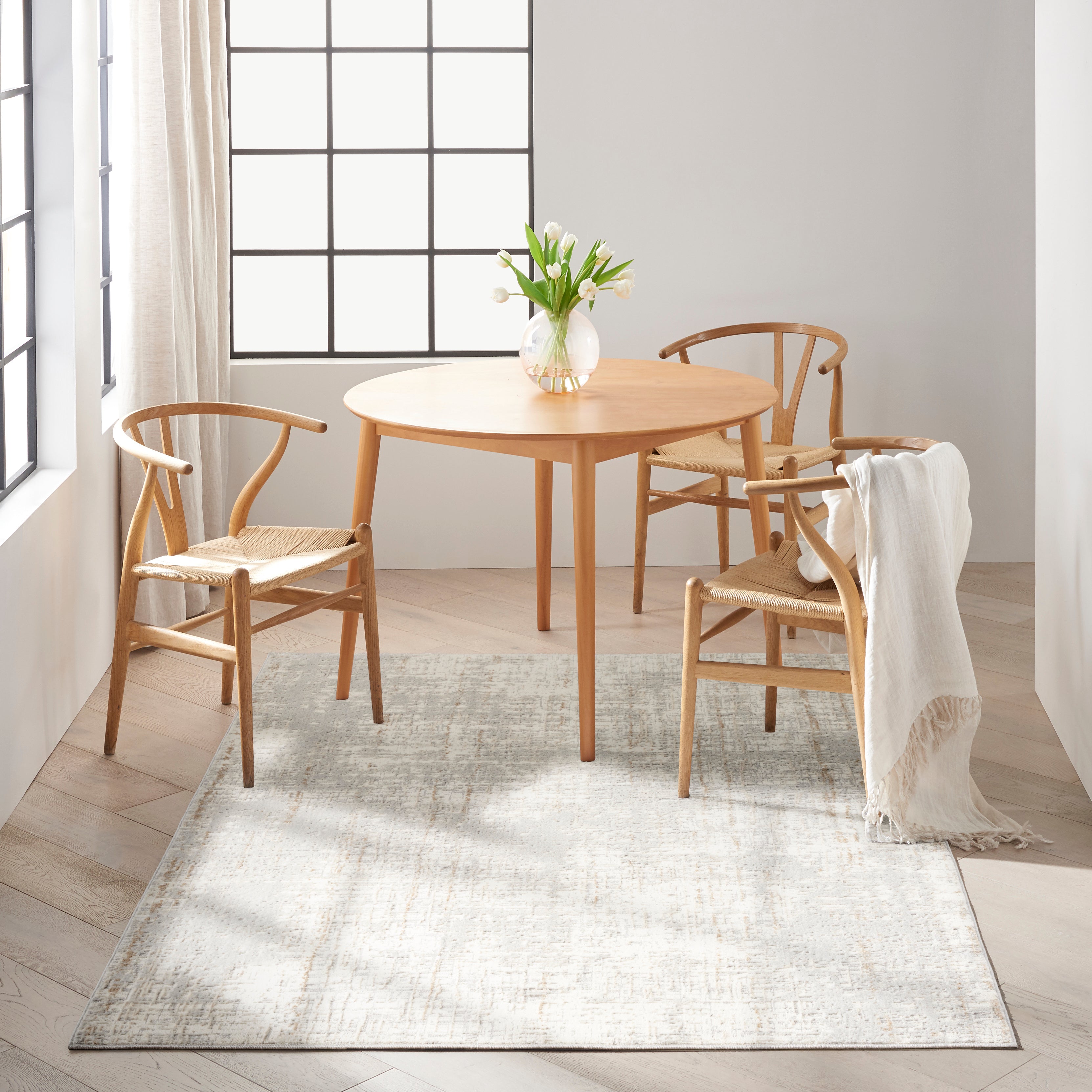 Calvin Klein CK950 Rush CK955 Grey Large Rectangle Rug