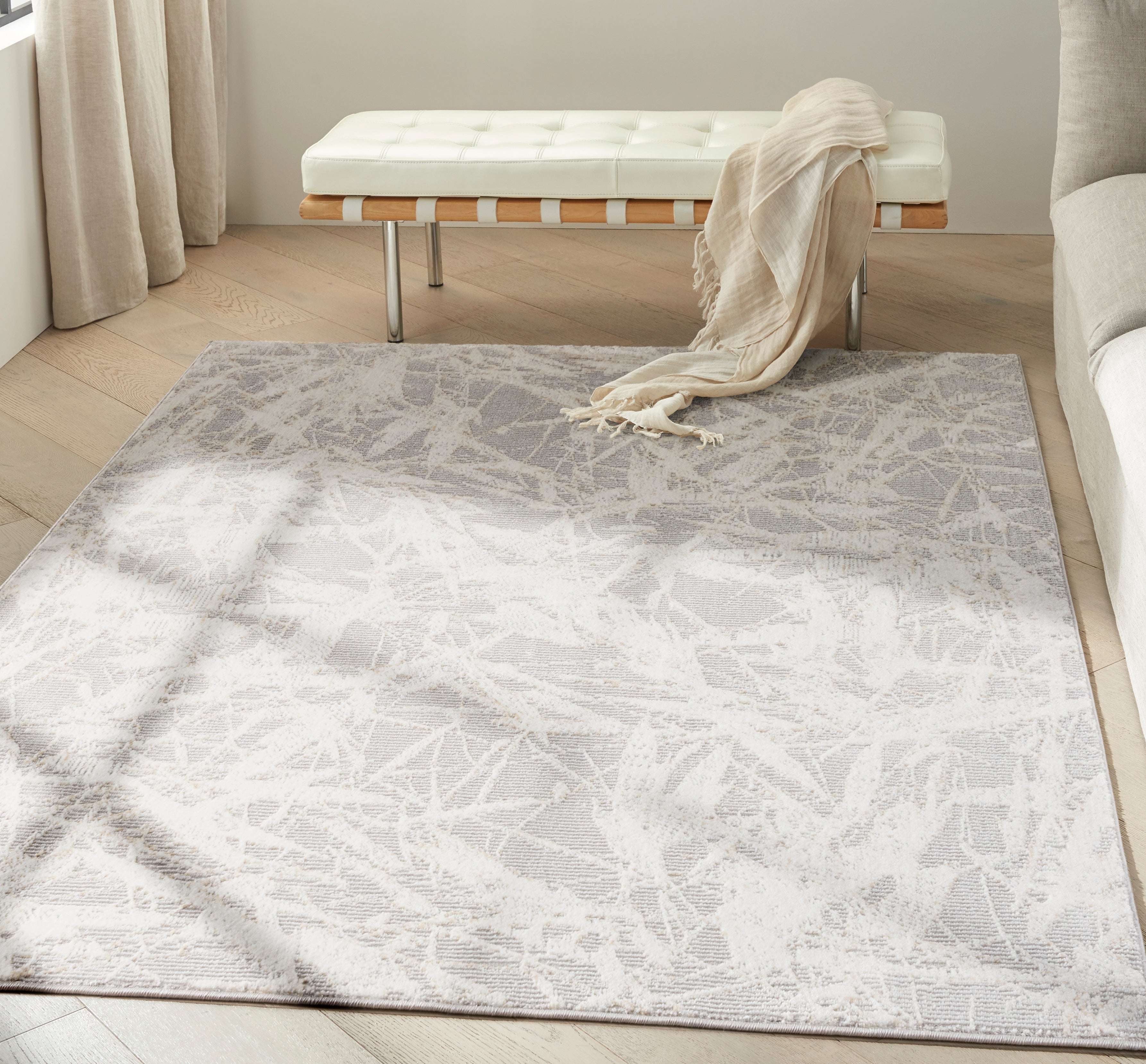 Calvin Klein CK950 Rush CK956 Grey/Ivory Large Rectangle Rug