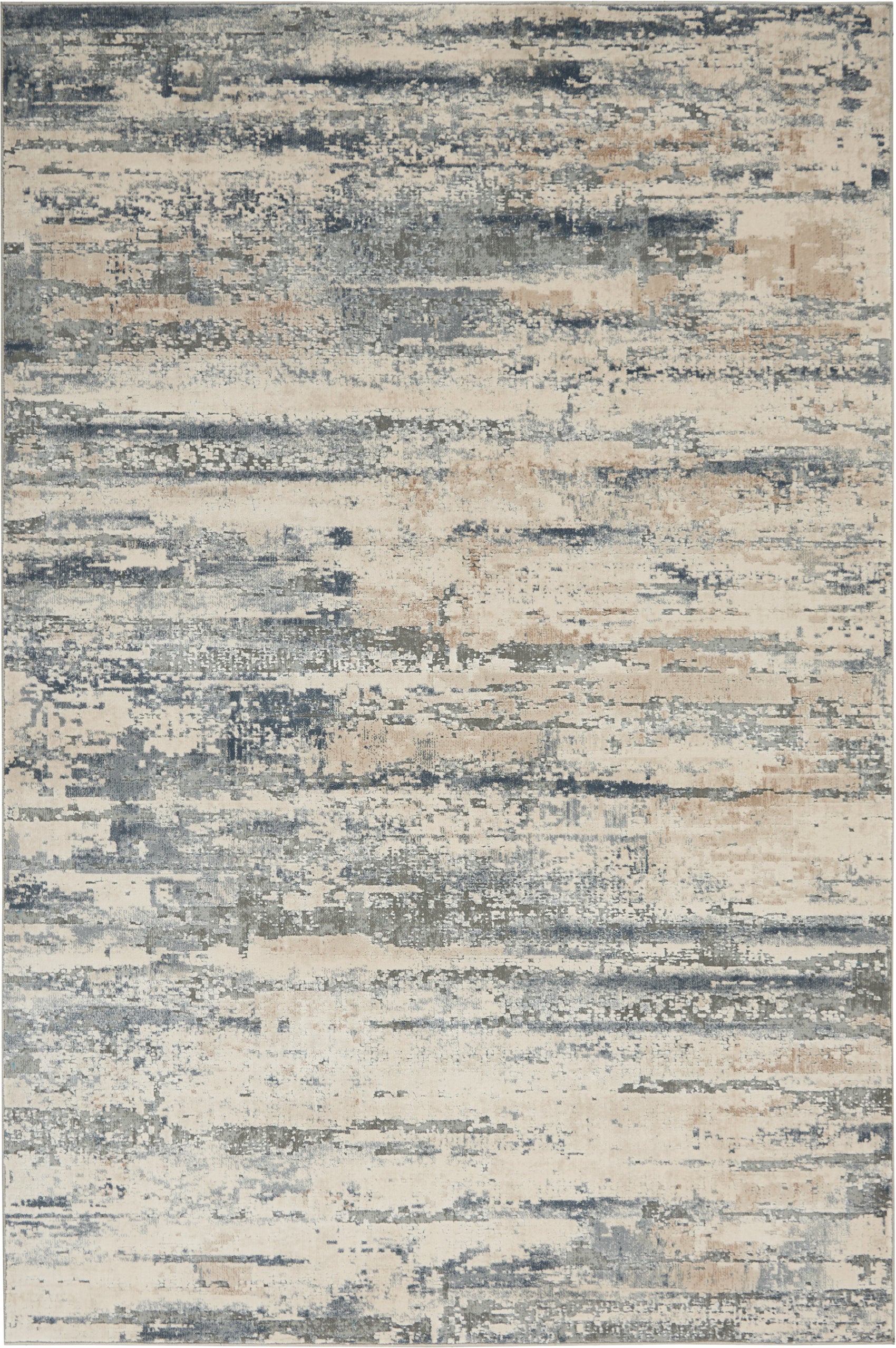 Nourison Rustic Textures RUS04 Beige/Grey Large Rug