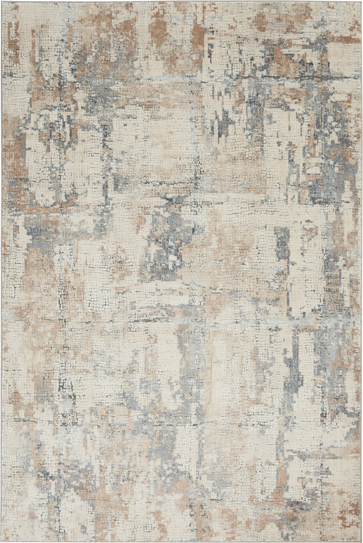 Nourison Rustic Textures RUS06 Beige/Grey Large Rug
