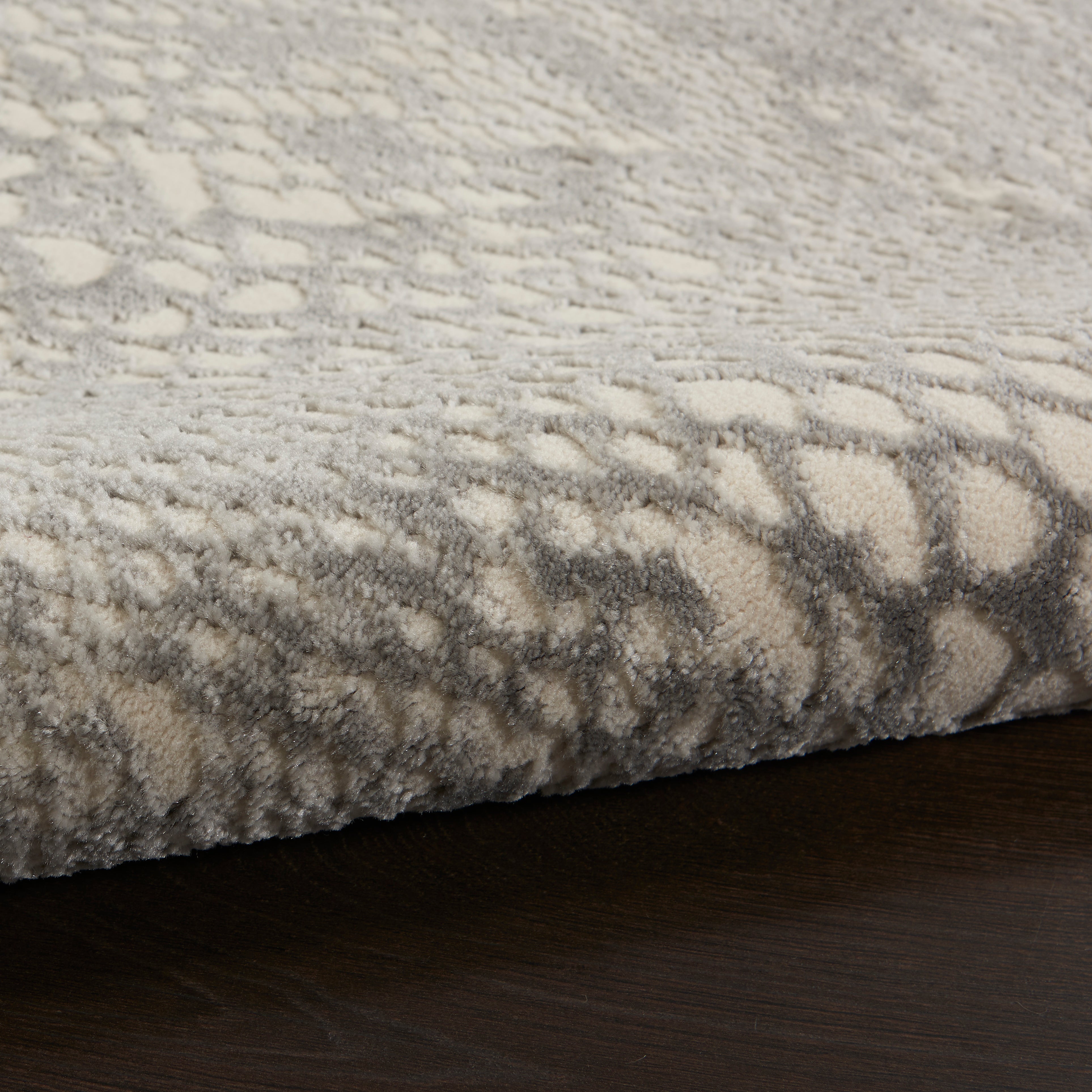 Nourison Solace SLA06 Ivory/Grey Large Rectangle Rug