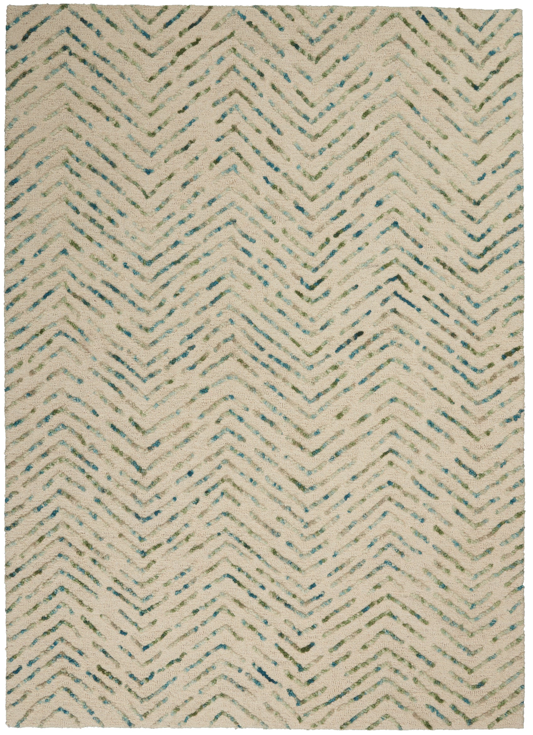 Nourison Colorado CLR02 Green/Ivory Large Rectangle Rug