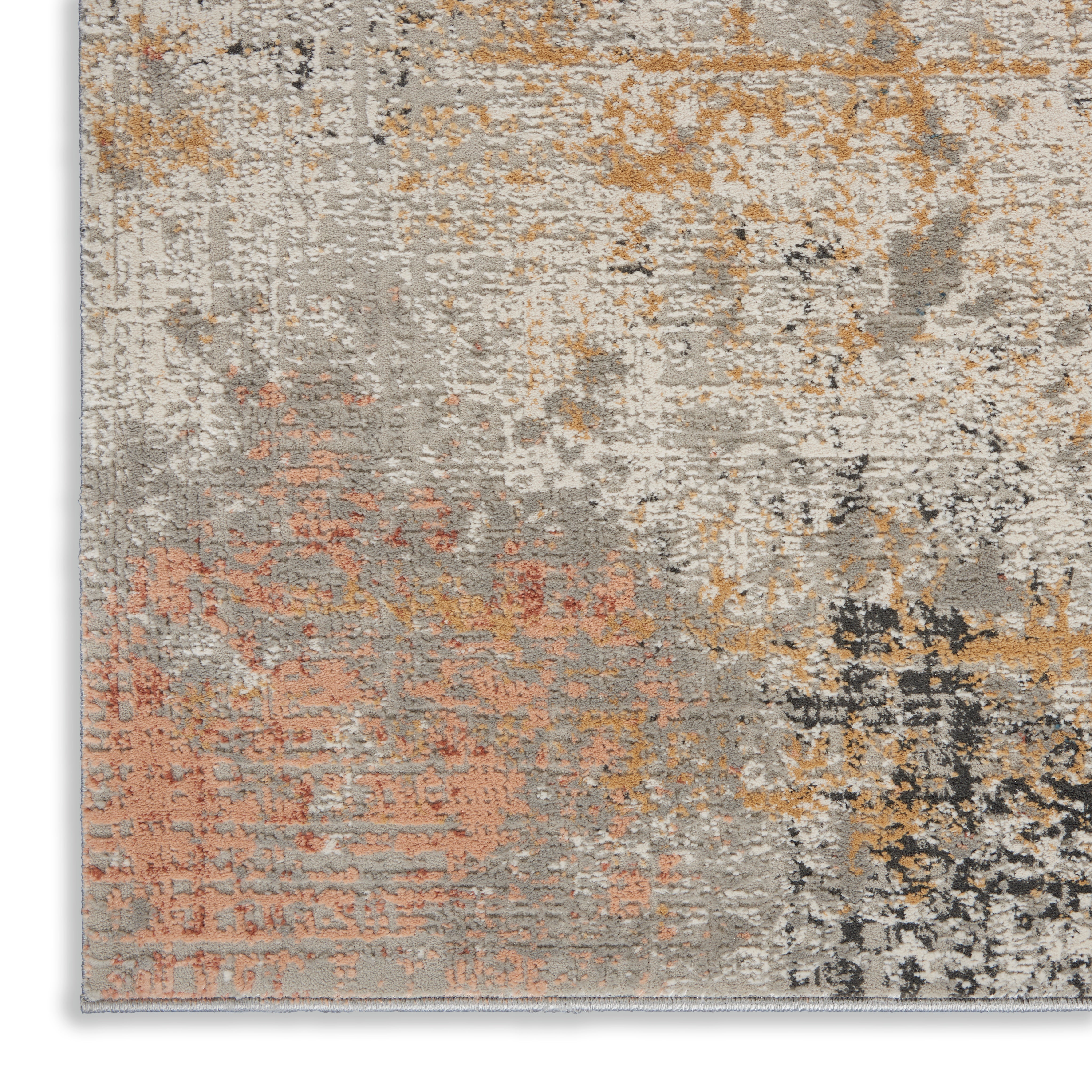 Nourison Rustic Textures RUS13 Grey/Blue Large Rug