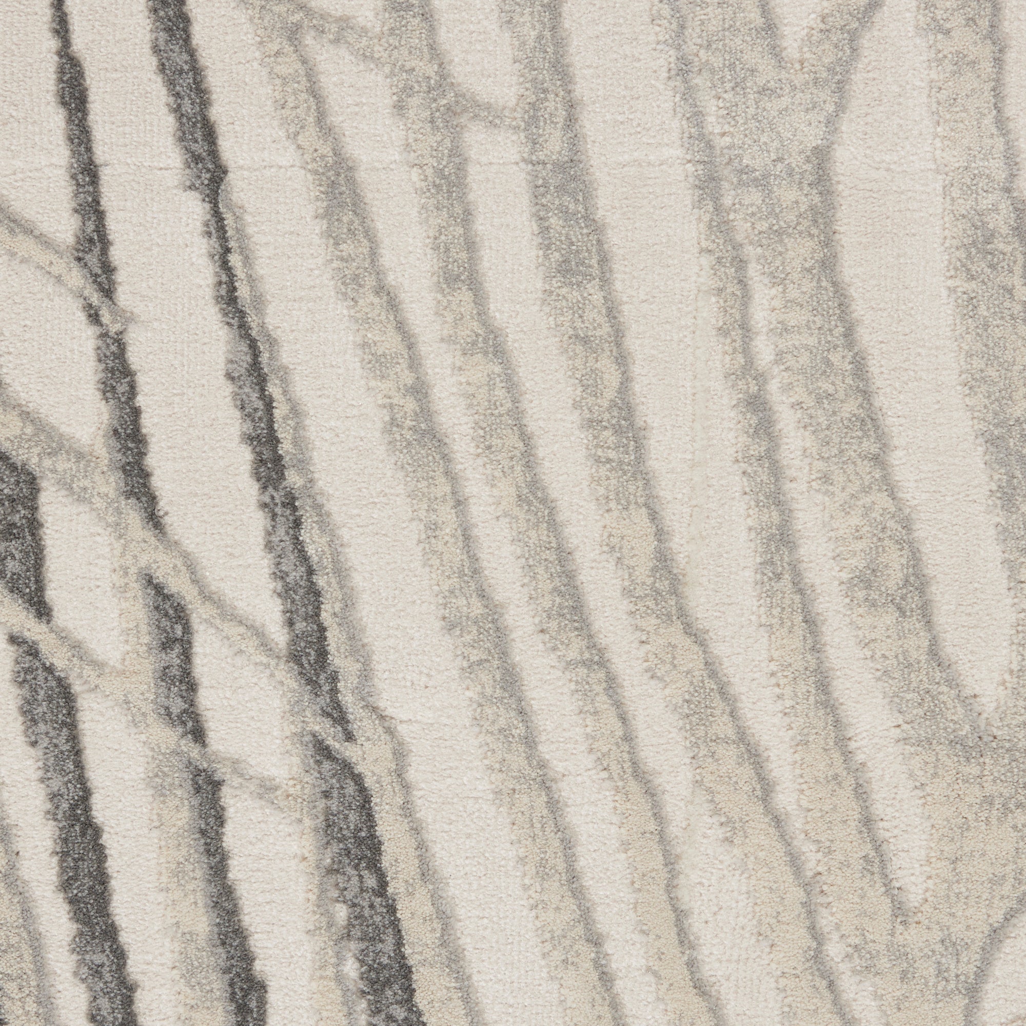 Nourison Rustic Textures RUS17 Ivory/Grey Large Rectangle Rug