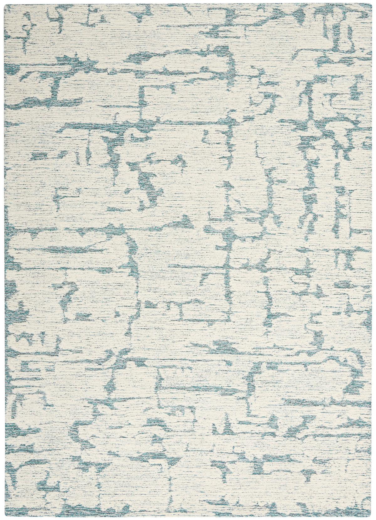 Calvin Klein CK009 Sculptural SCL01 Teal Blue Large Rectangle Rug
