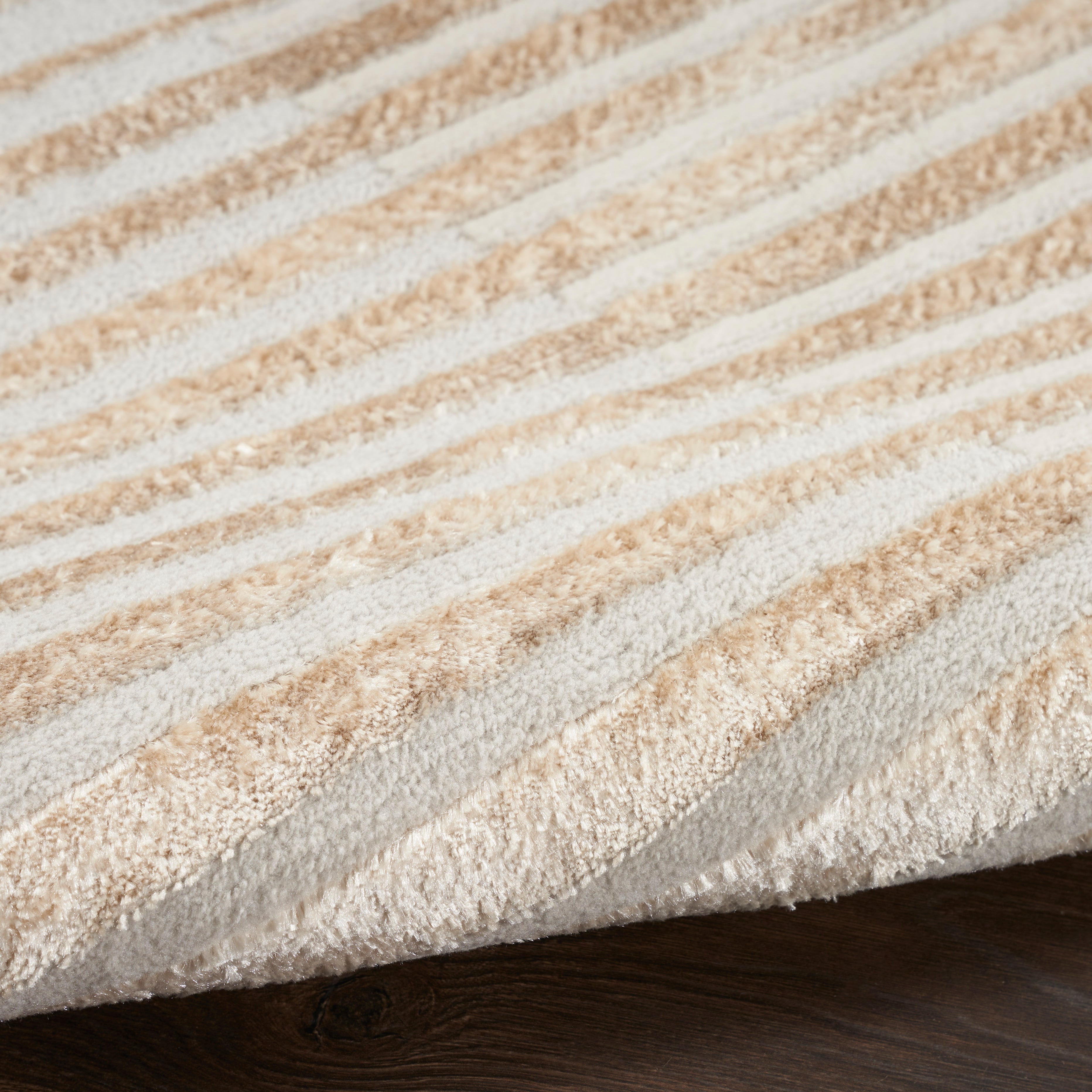 Nourison Brushstrokes BSK04 Beige/Silver Large Rectangle Rug