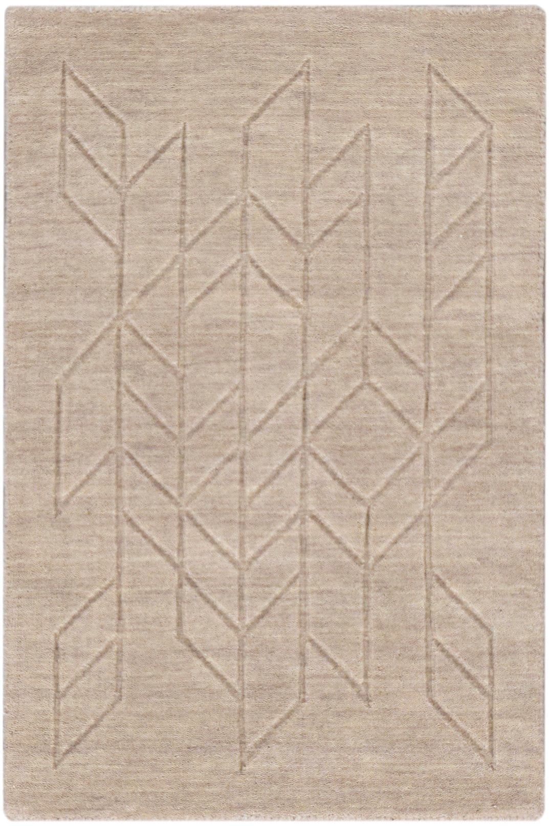 Nourison Alessia ALE01 Beige Large Rectangle Rug