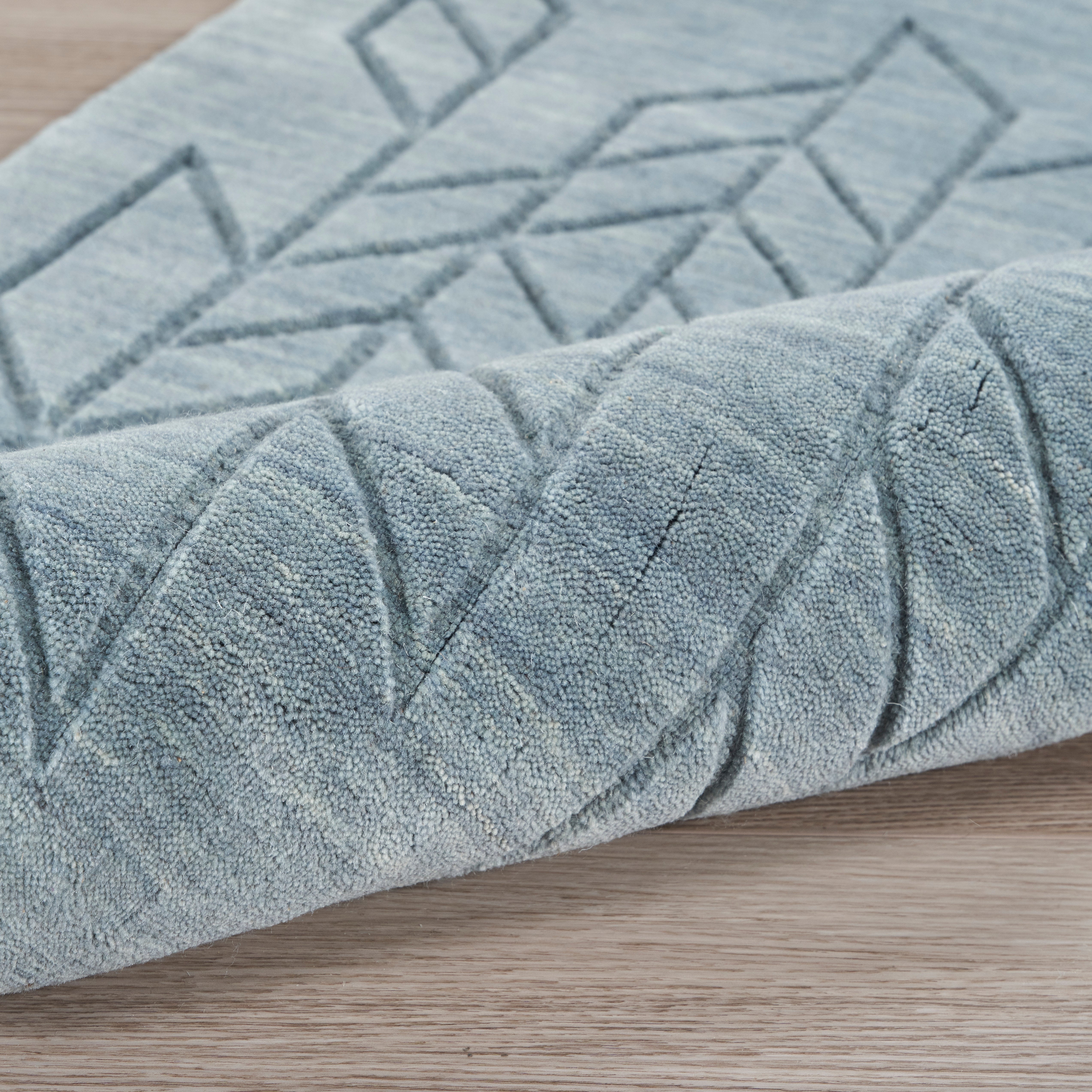 Nourison Alessia ALE01 Blue Large Rectangle Rug