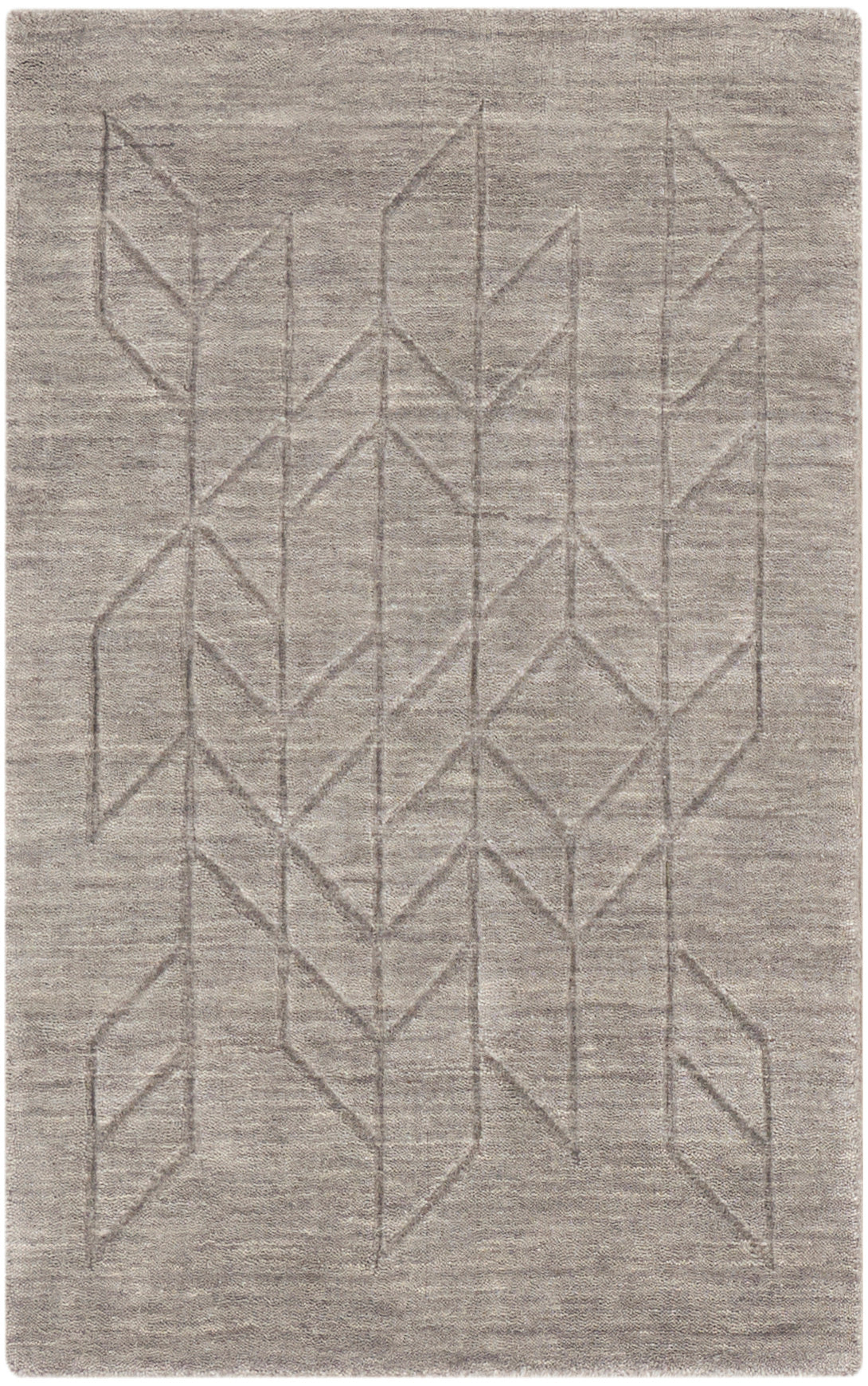 Nourison Alessia ALE01 Grey Large Rectangle Rug