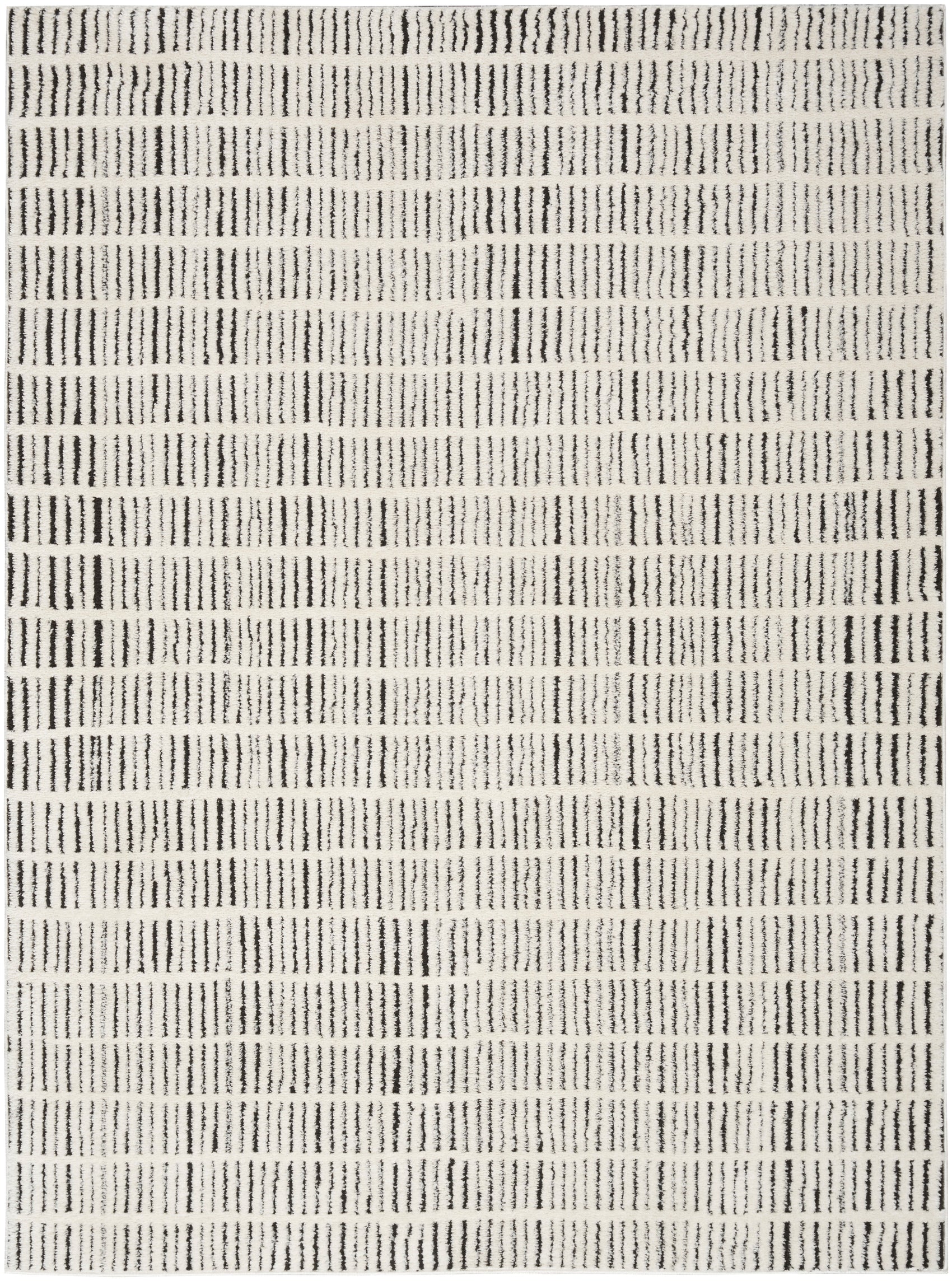 Nourison Modern Comfort MNC03 Ivory/Black Large Rectangle Rug