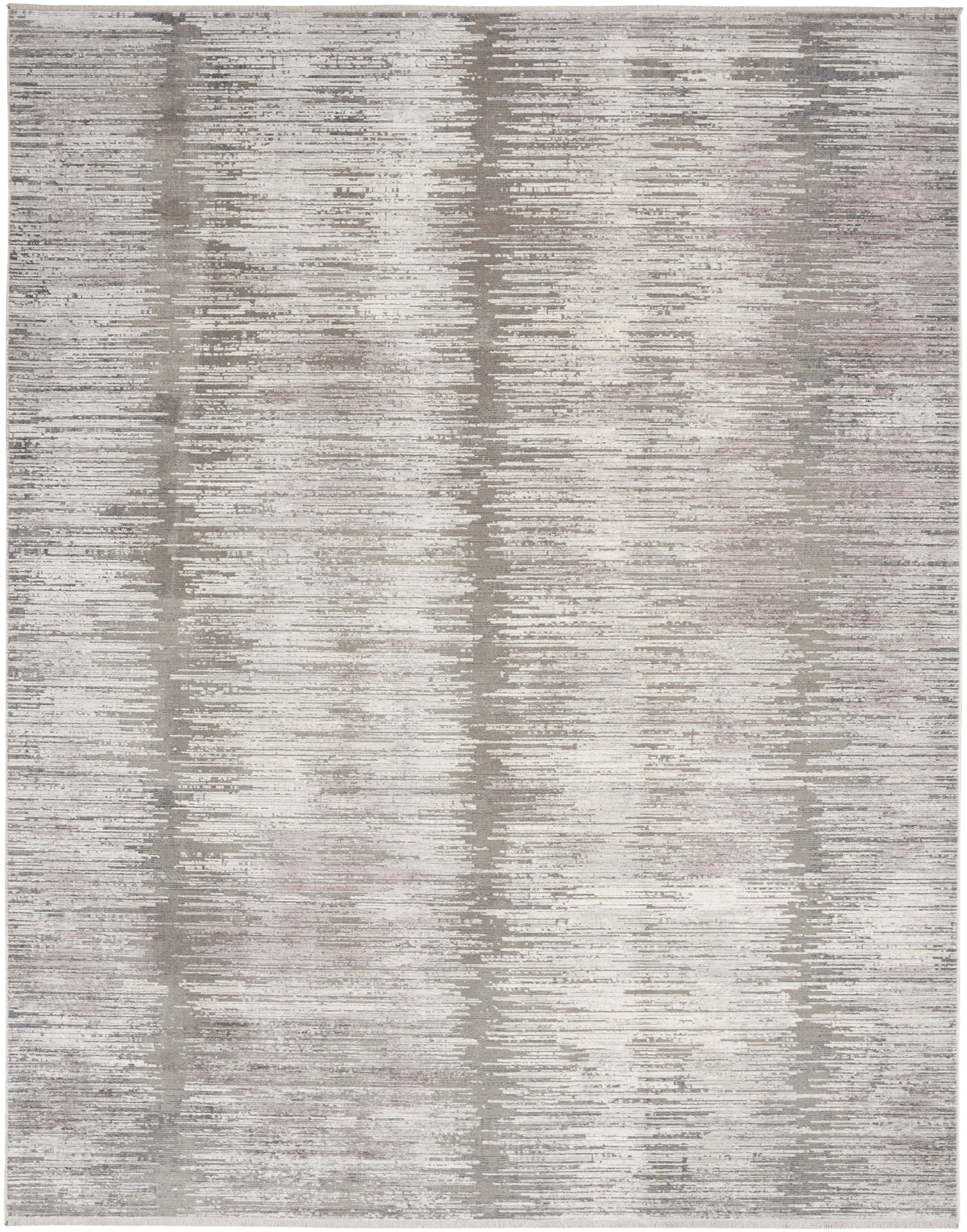 Nourison Abstract Hues ABH03 Grey/White Large Rectangle Rug
