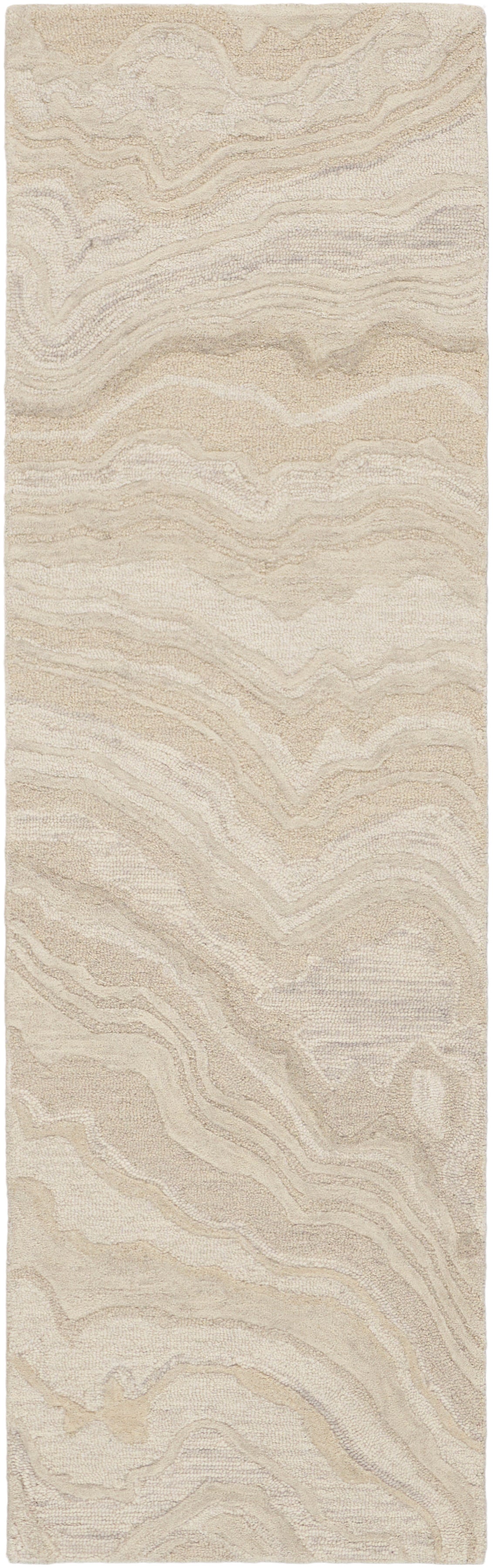 Nourison Graceful GRU01 Beige Runner Rug