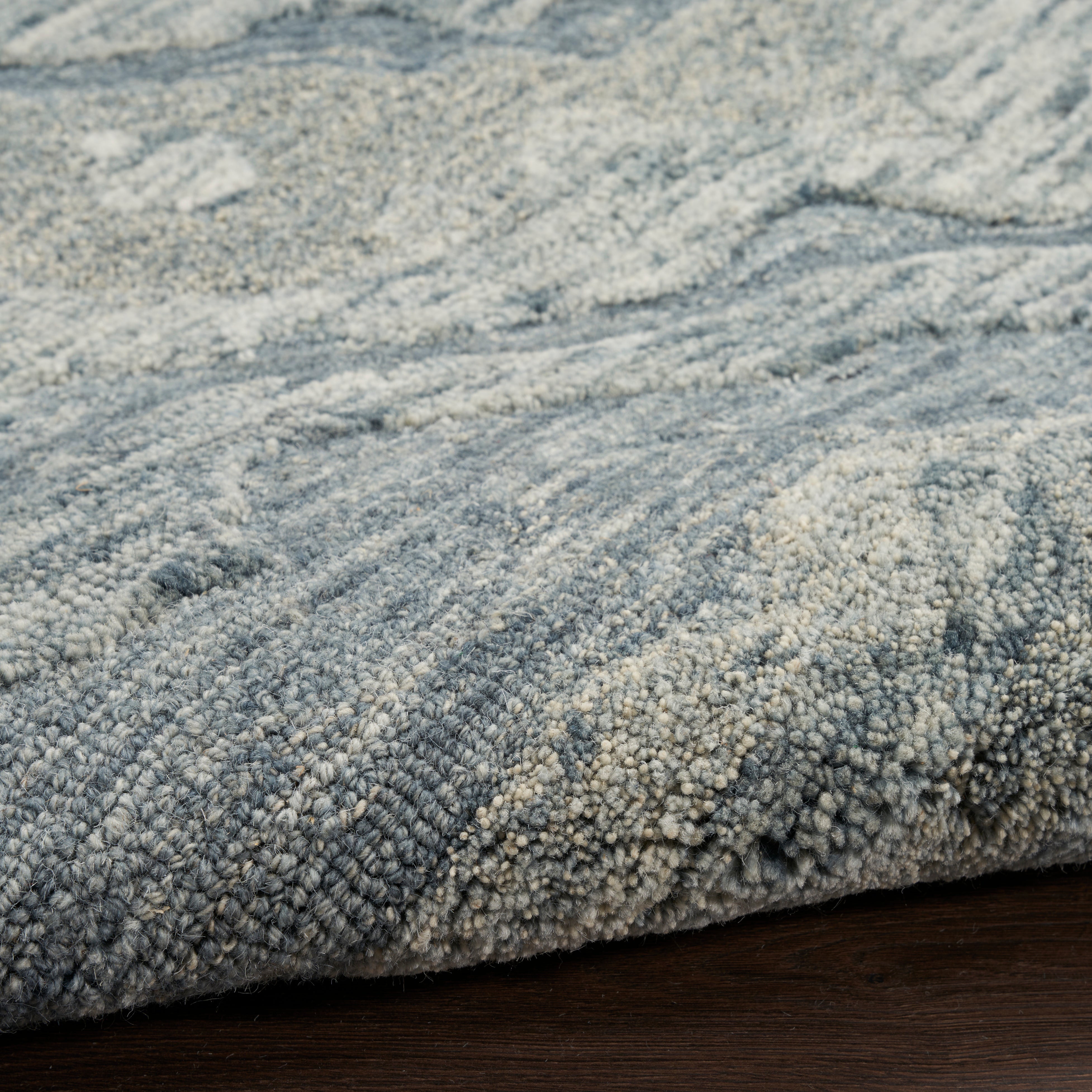 Nourison Graceful GRU01 Blue Large Rectangle Rug