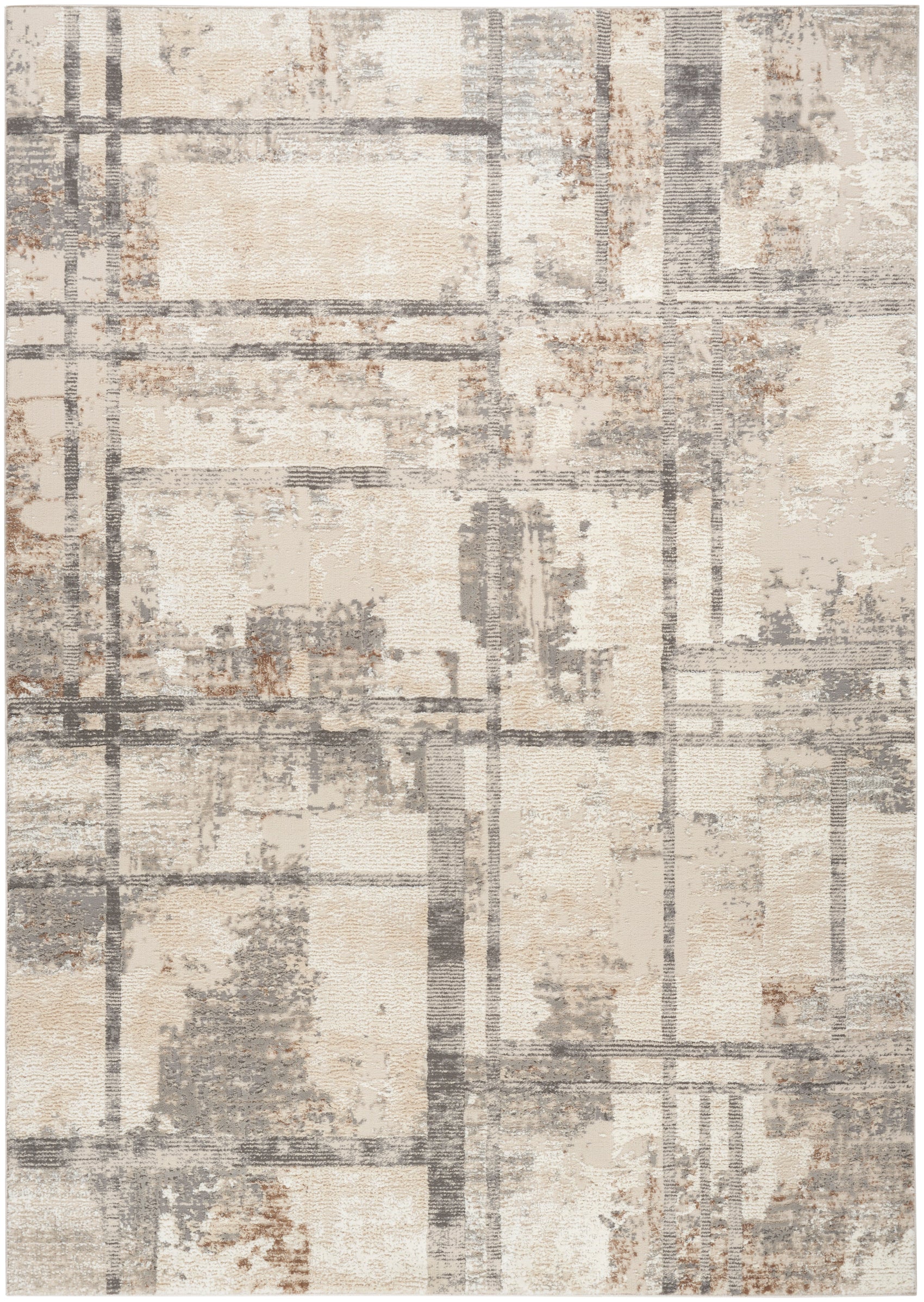 Nourison Sustainable Trends SUT02 Ivory/Multi Colour Large Rectangle Rug